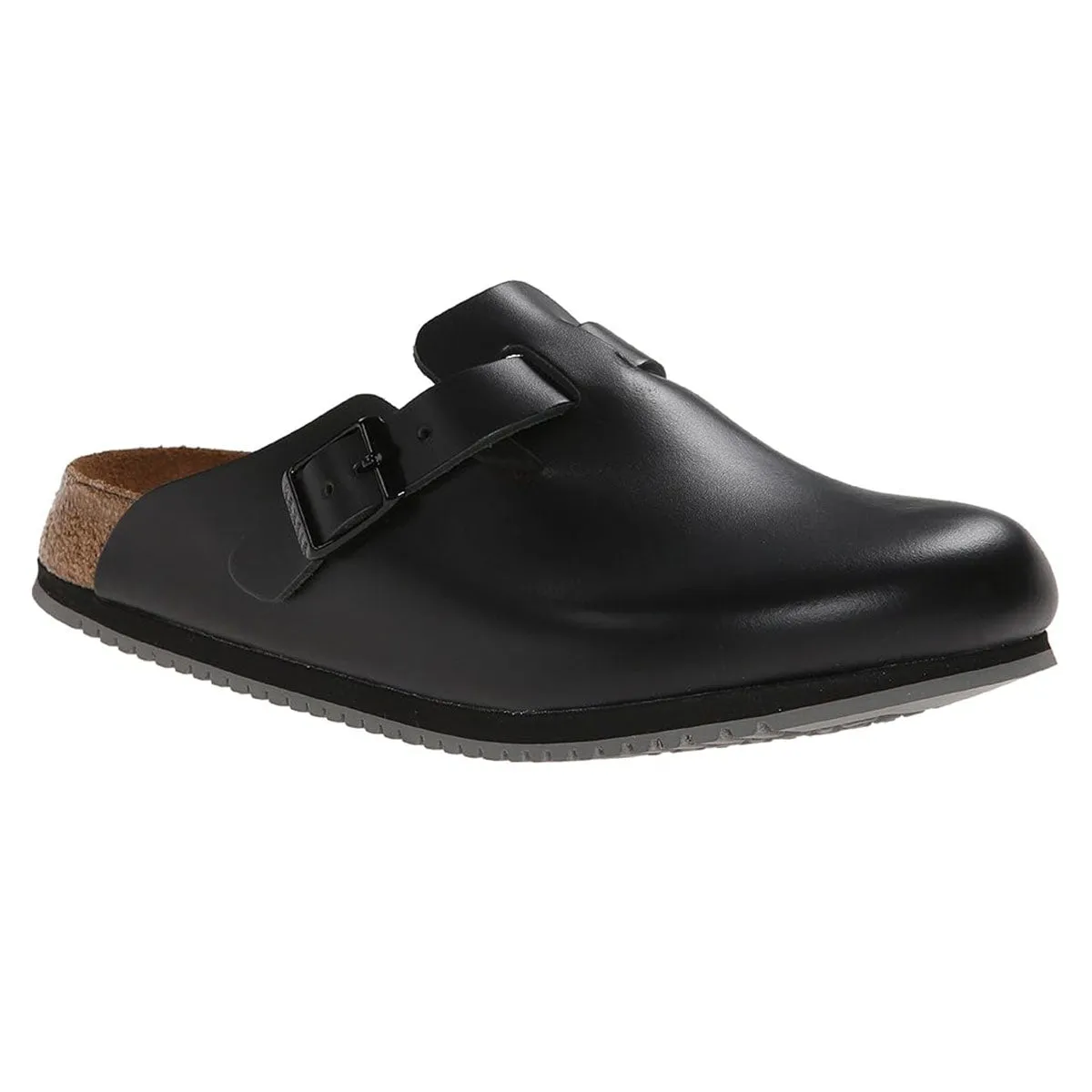 Birkenstock Boston Super Grip Natural Leather Clogs sold by Zulily