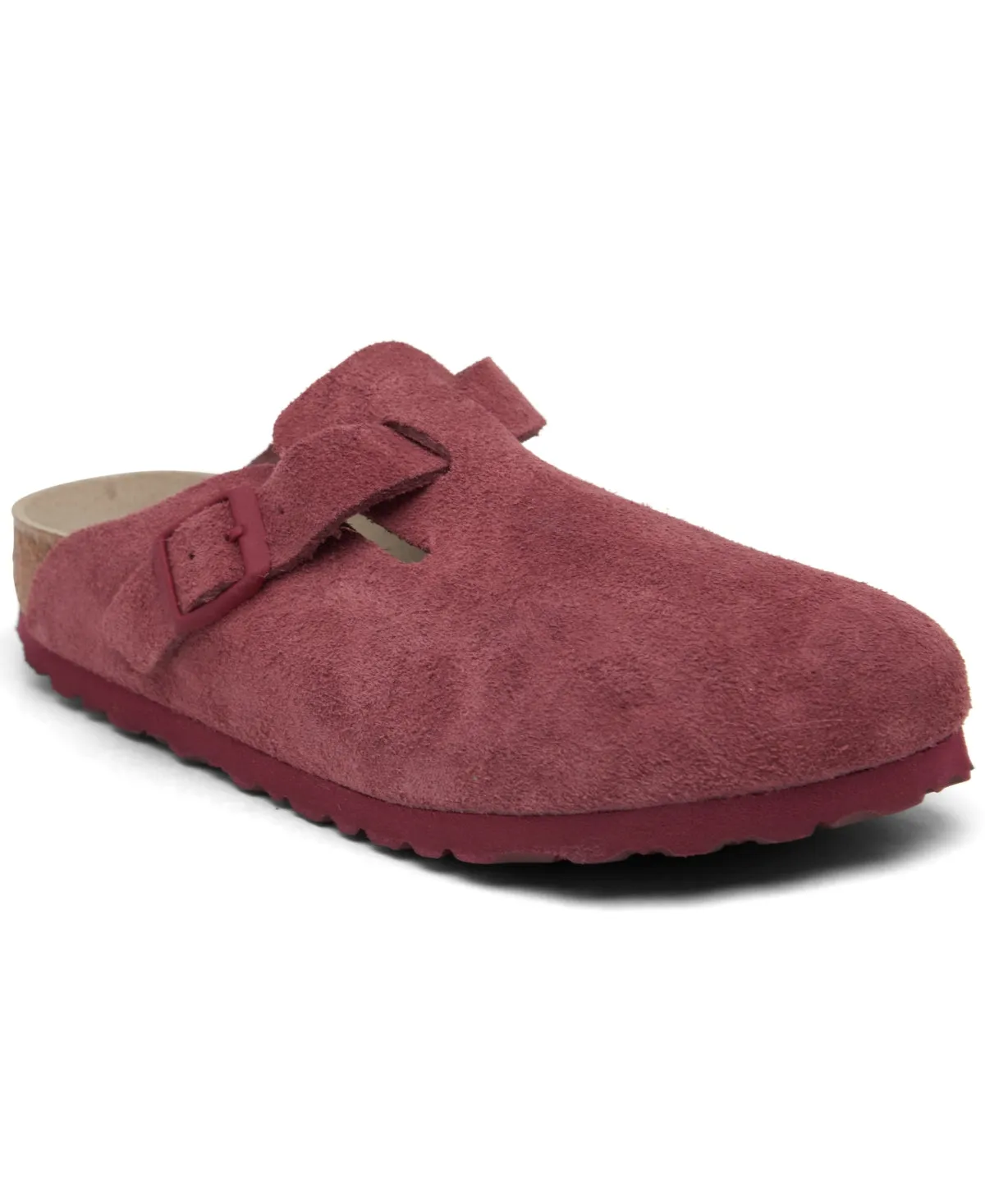 Birkenstock Boston Soft Footbed Suede Leather Clogs sold by Zulily
