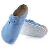Birkenstock Boston Suede Leather Clogs sold by Zulily