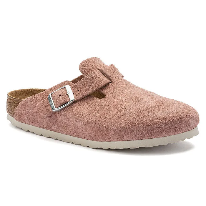 Birkenstock Boston Suede Leather Clogs sold by Zulily