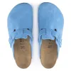 Birkenstock Boston Suede Leather Clogs sold by Zulily