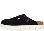 Birkenstock Boston Chunky Suede Leather Clogs sold by Zulily