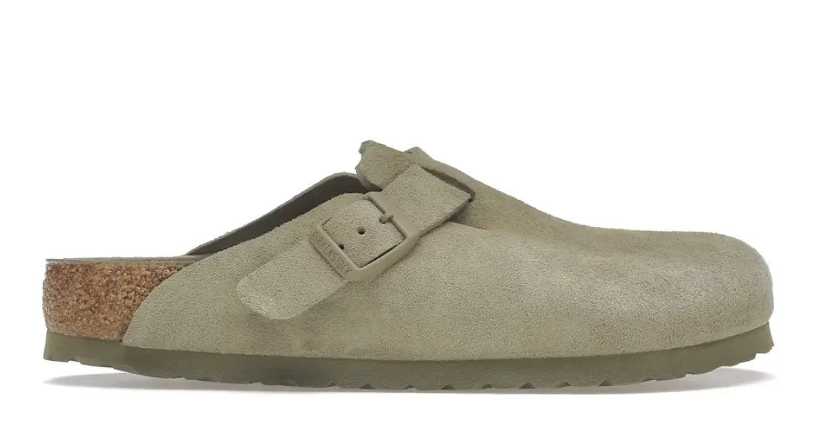 Birkenstock Boston Soft Footbed Suede Leather Clogs sold by Zulily