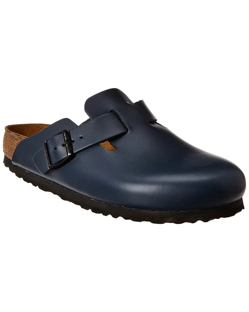 Birkenstock Boston Natural Leather Clogs sold by Zulily