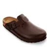 Birkenstock Boston Natural Leather Clogs sold by Zulily