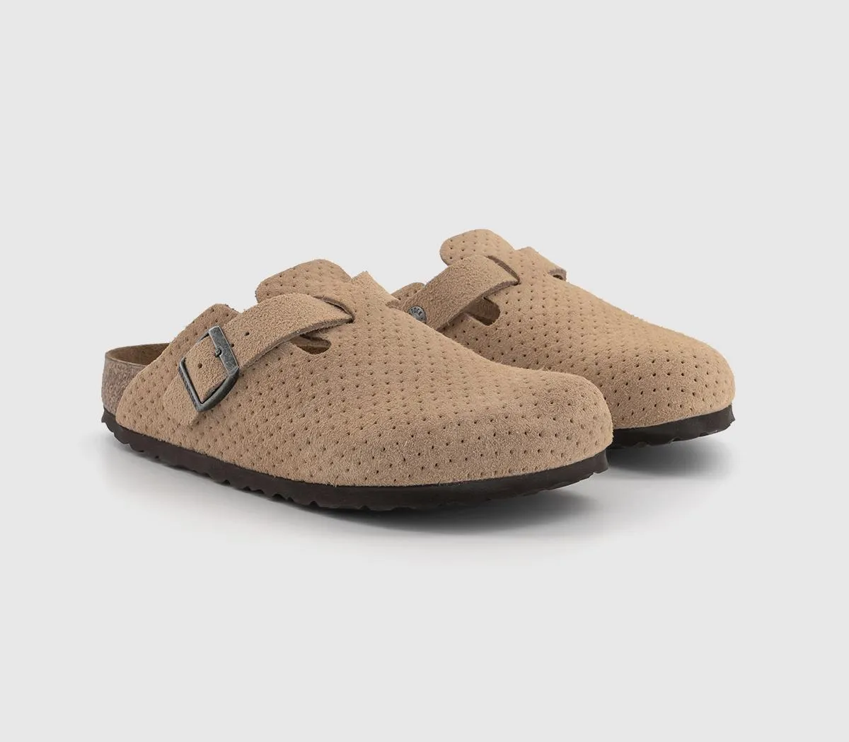 Birkenstock Boston Suede Embossed Dotted Clogs sold by Zulily product image thumbnail 2