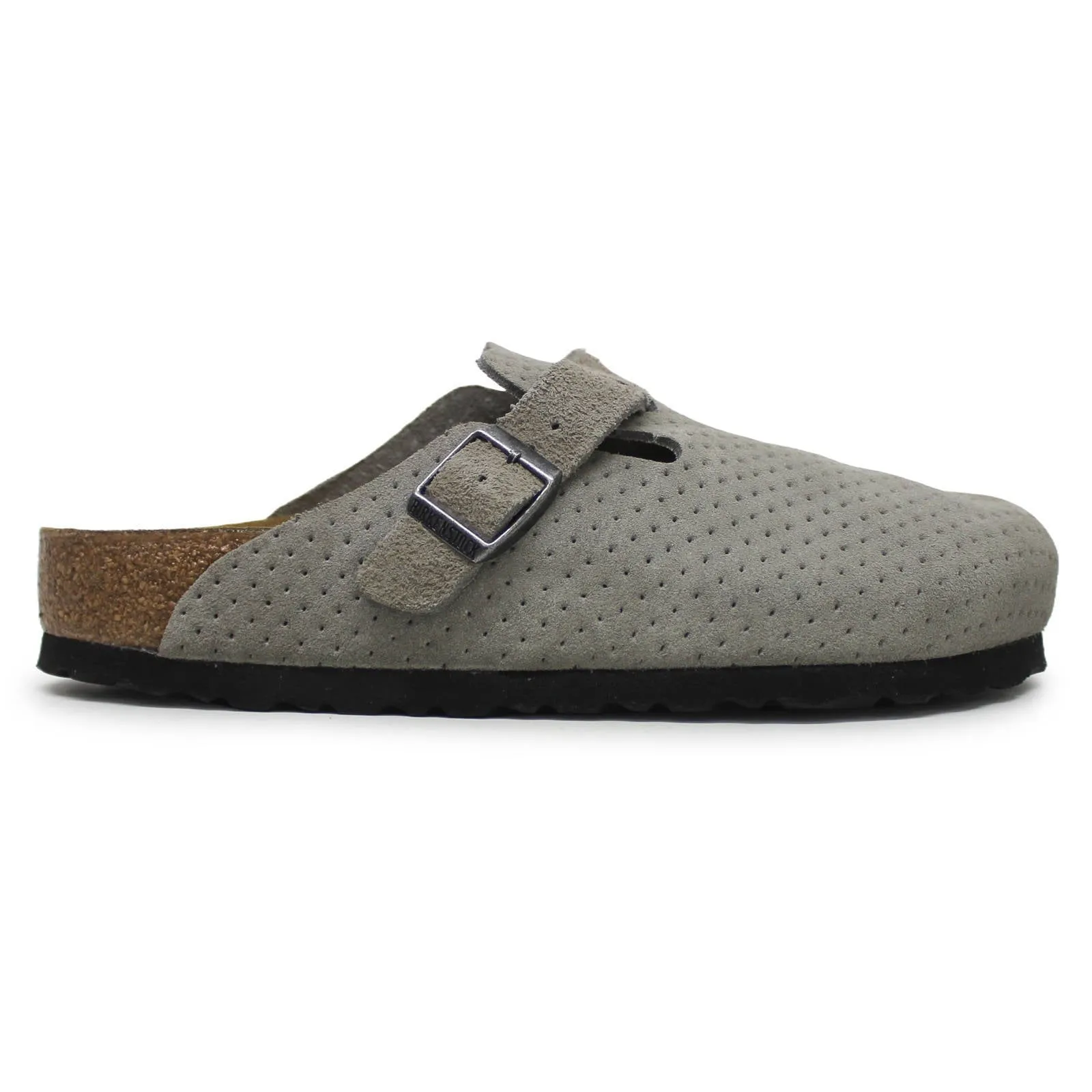 Birkenstock Boston Suede Embossed Dotted Clogs sold by Zulily