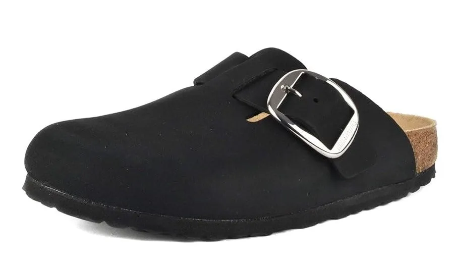 Birkenstock Boston Big Buckle Nubuck Leather Clogs sold by Zulily product image thumbnail 2