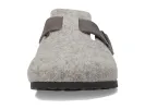 Birkenstock Boston Natural Leather Felt Clogs sold by Zulily