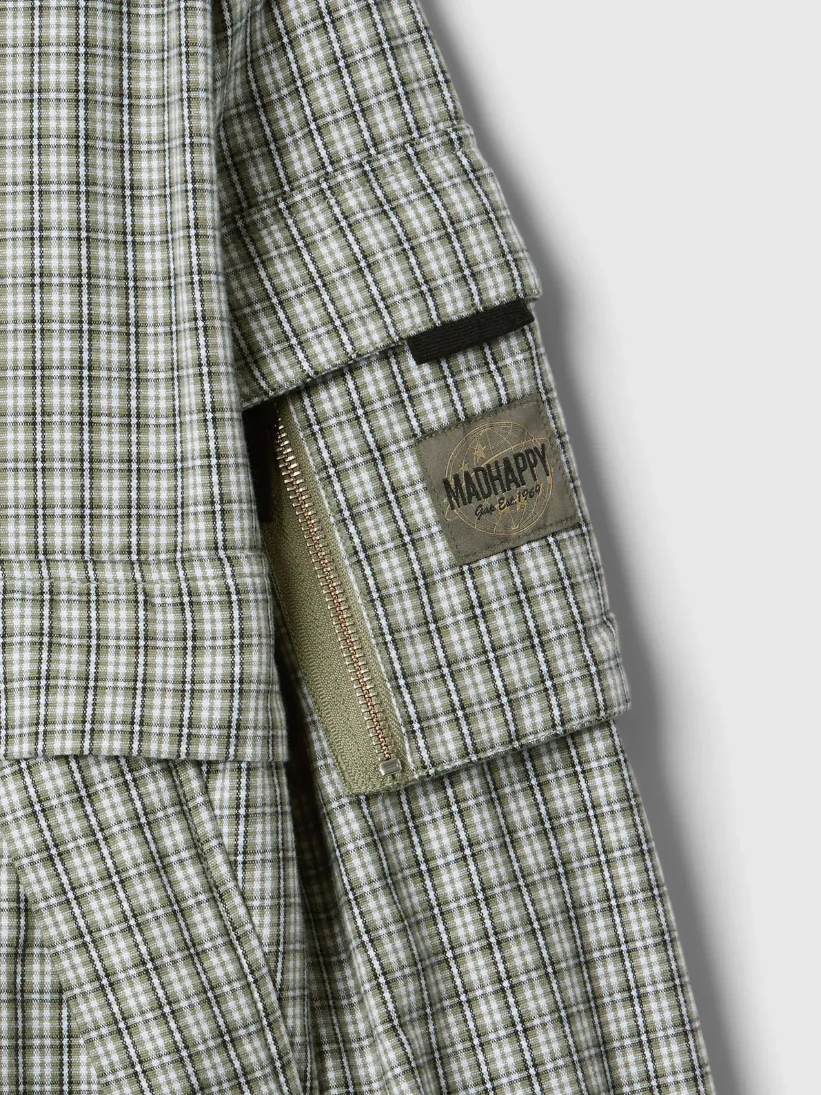 Gap - MadHappy - Oversized Plaid Anorak - Sea Spray sold by Zulily product image thumbnail 3