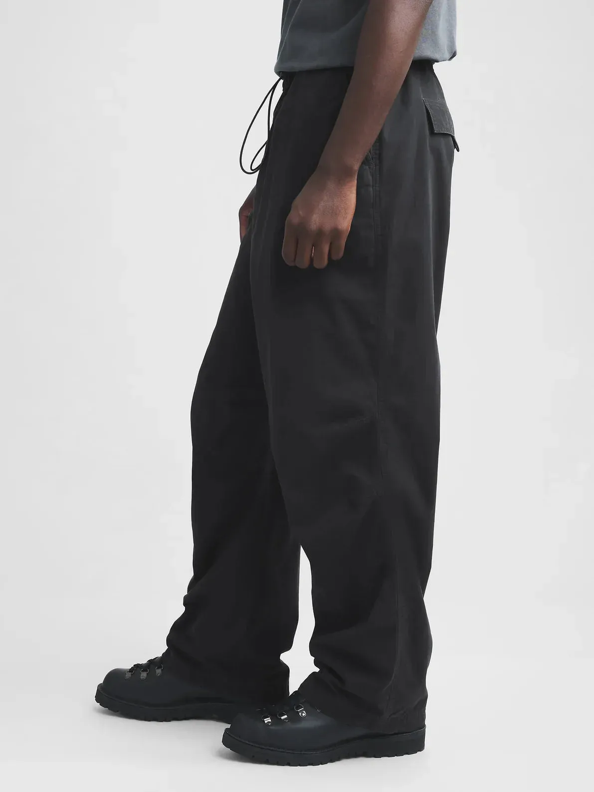 Gap - MadHappy - Oversized Parachute Pant - Jet Black sold by Zulily product image thumbnail 4