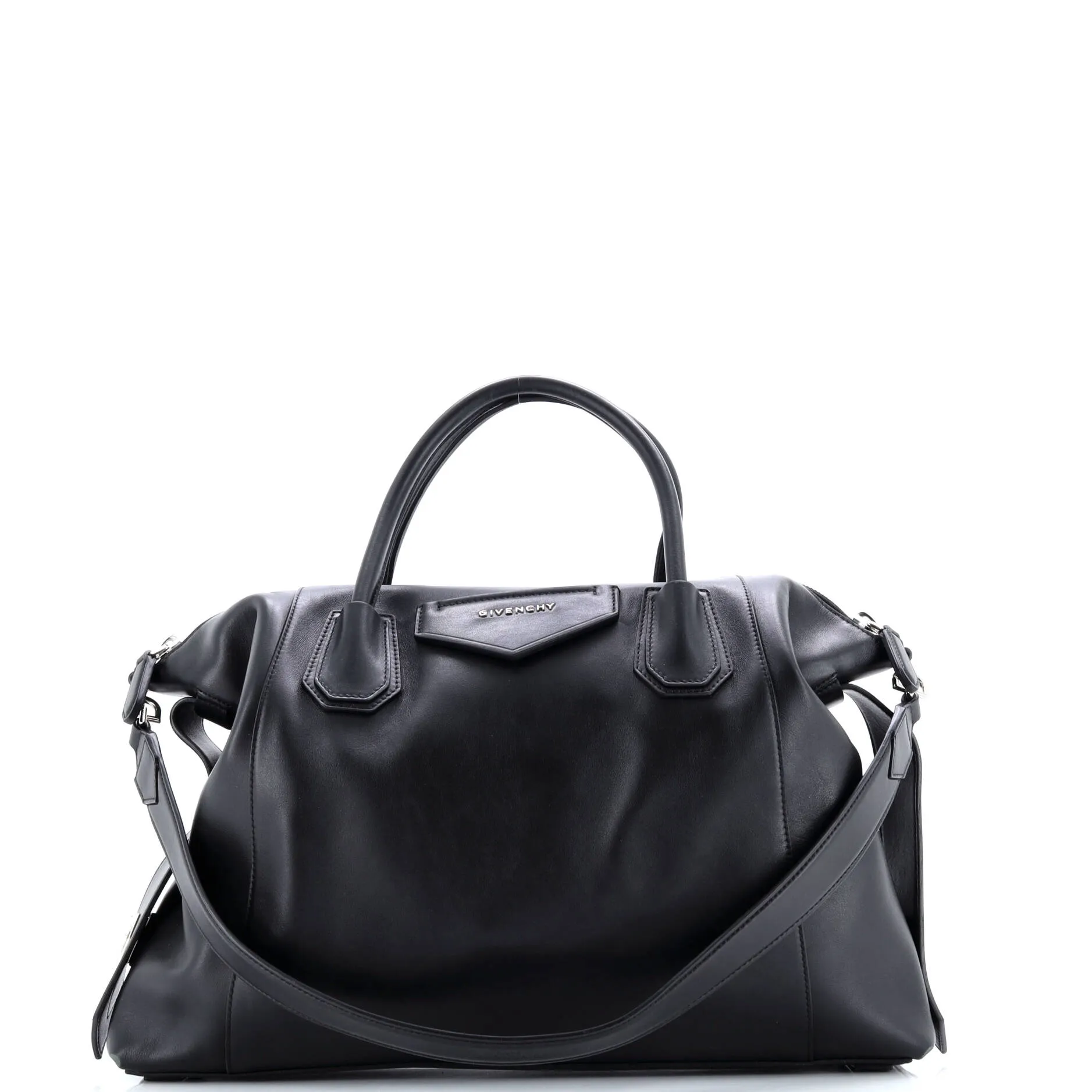 Pre-Loved Givenchy Antigona Soft Bag Leather Medium sold by Zulily