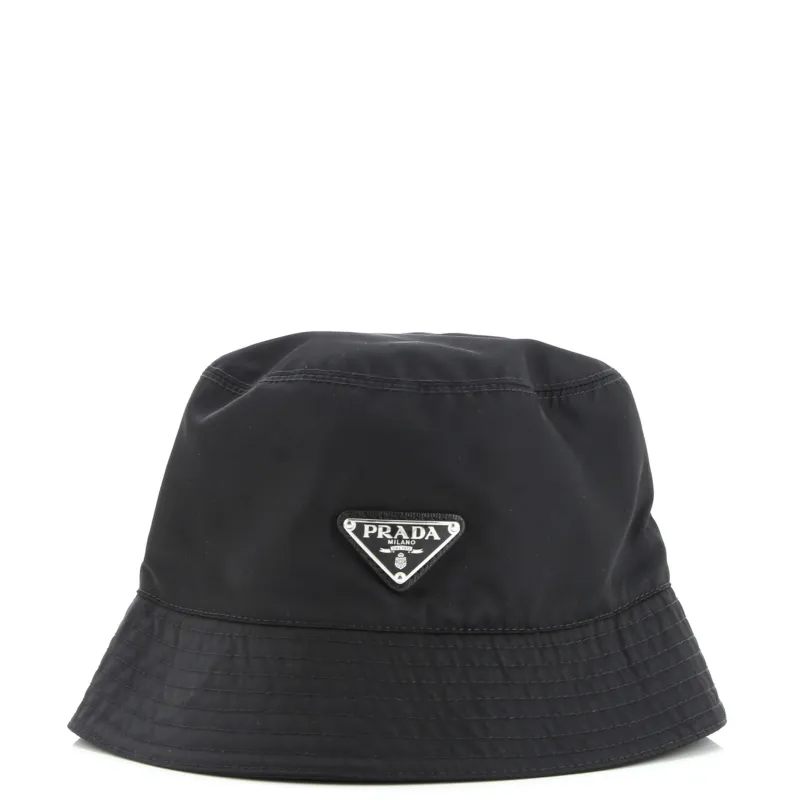 Pre-Loved Prada Logo Bucket Hat Re-Nylon sold by Zulily