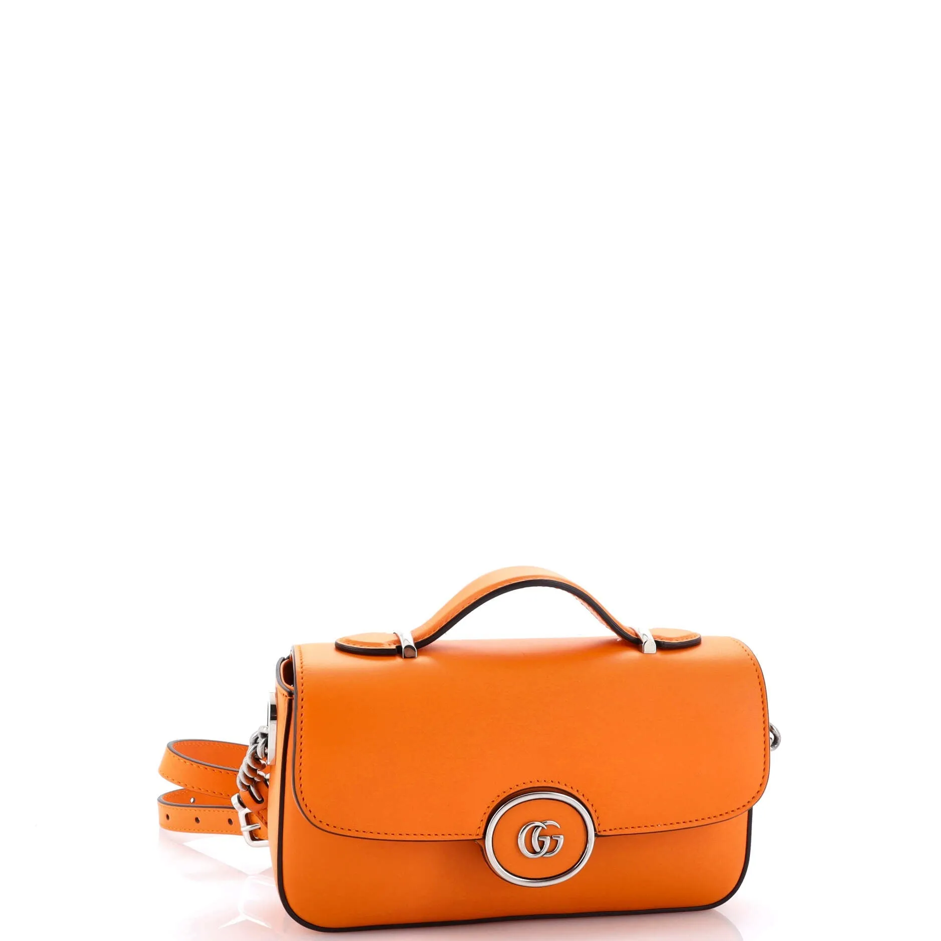 Pre-Loved Gucci Petite GG Flap Shoulder Bag Leather Small sold by Zulily product image thumbnail 2