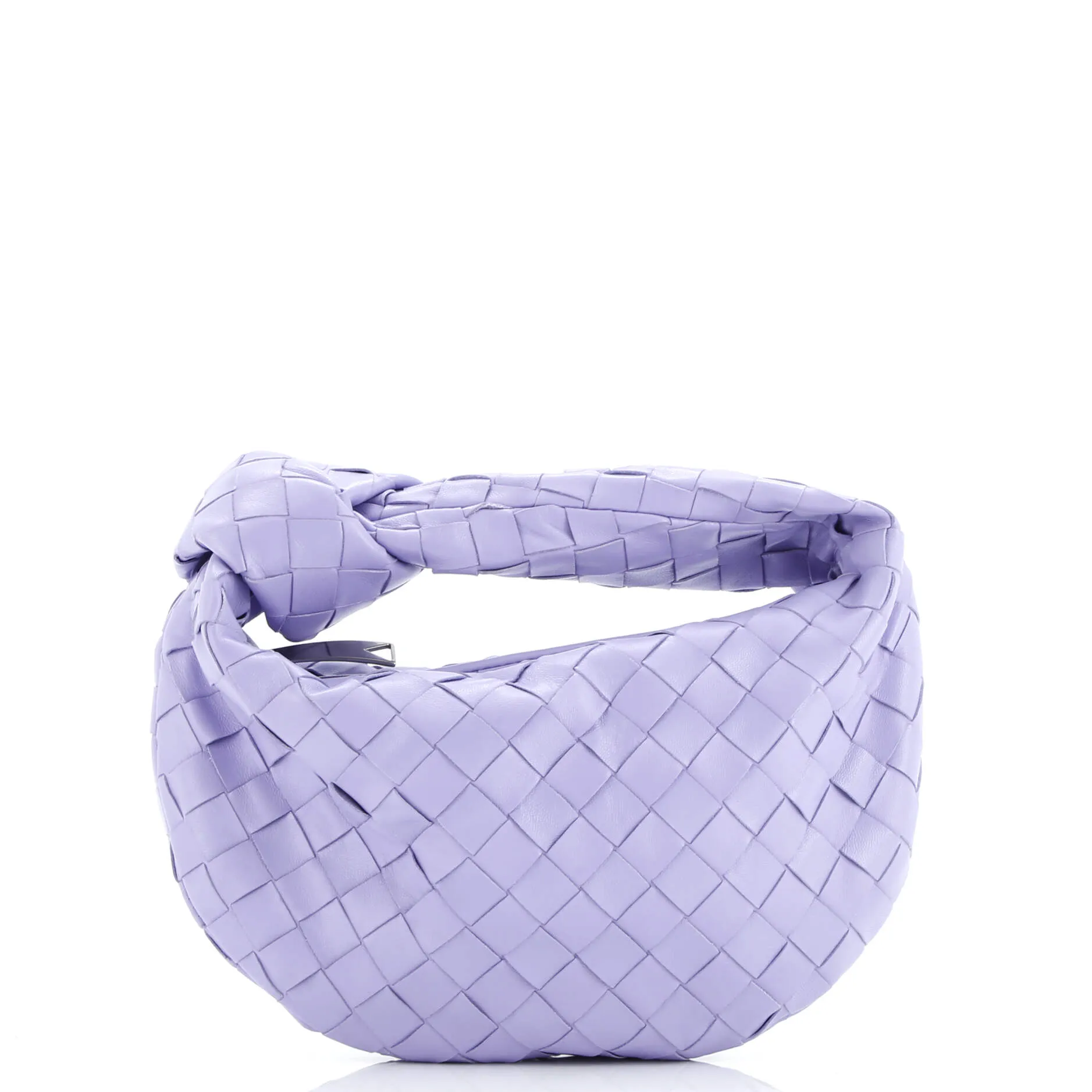 Pre-Loved Bottega Veneta BV Jodie Hobo Intrecciato Patent Mini sold by Zulily