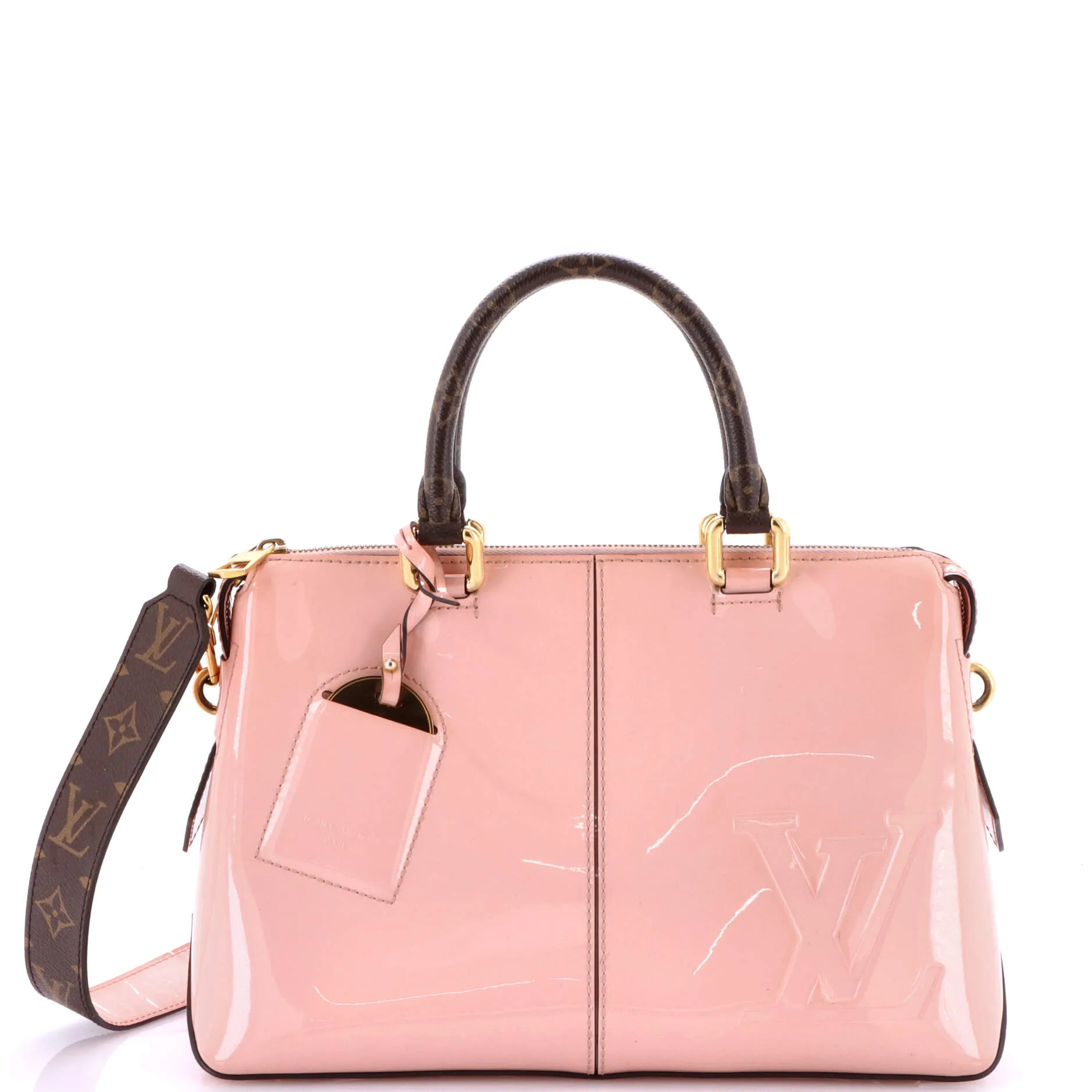 Pre-Loved Louis Vuitton Miroir Handbag Vernis with Monogram Canvas sold by Zulily