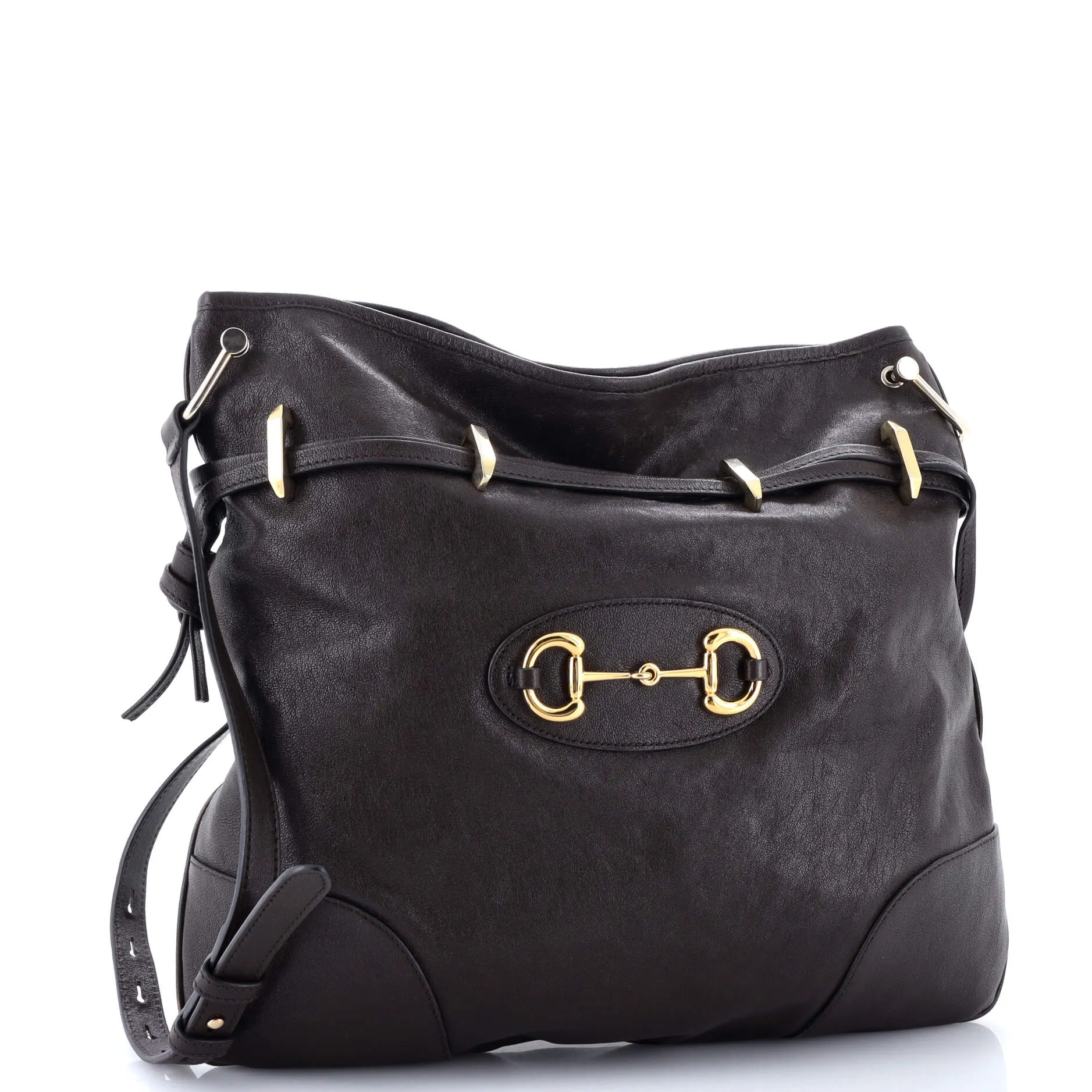 Pre-Loved Gucci Horsebit 1955 Messenger Bag Leather Large sold by Zulily product image thumbnail 2