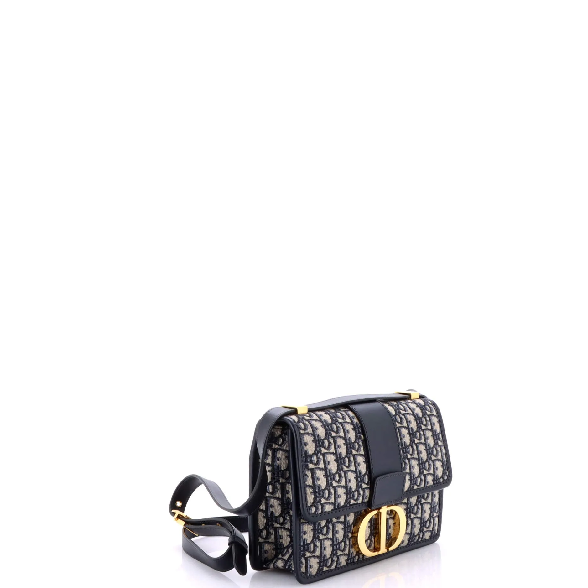 Pre-Loved Christian Dior 30 Montaigne Flap Bag Oblique Canvas sold by Zulily product image thumbnail 2