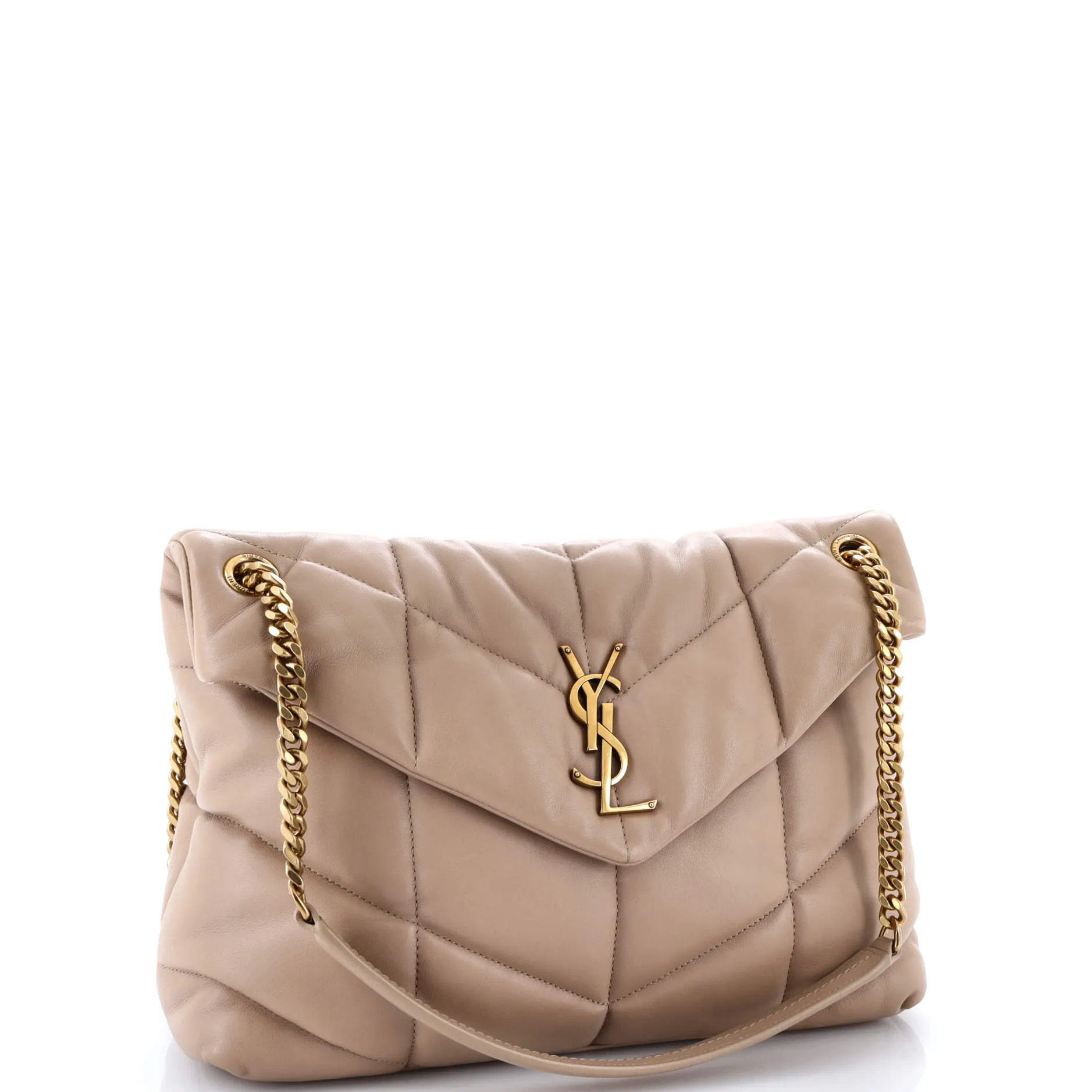 Pre-Loved Saint Laurent Loulou Puffer Shoulder Bag Quilted Leather Medium sold by Zulily product image thumbnail 2