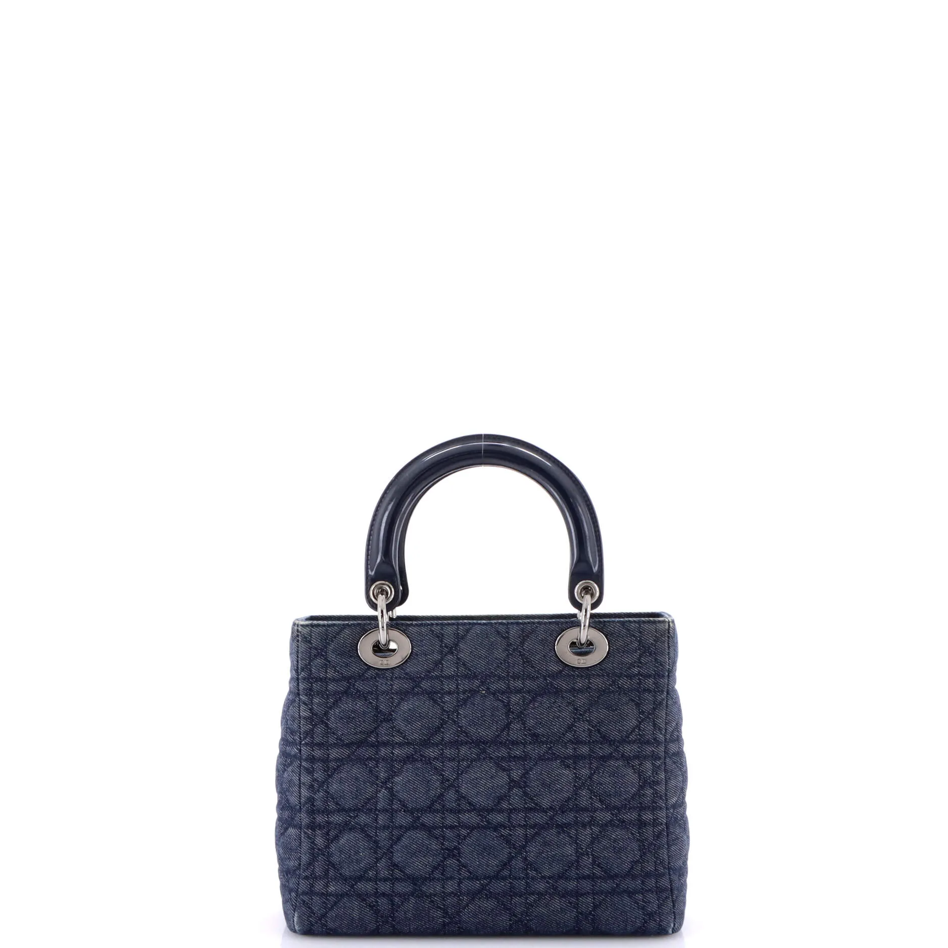 Pre-Loved Christian Dior Lady Dior Bag Cannage Quilt Denim Medium sold by Zulily product image thumbnail 3