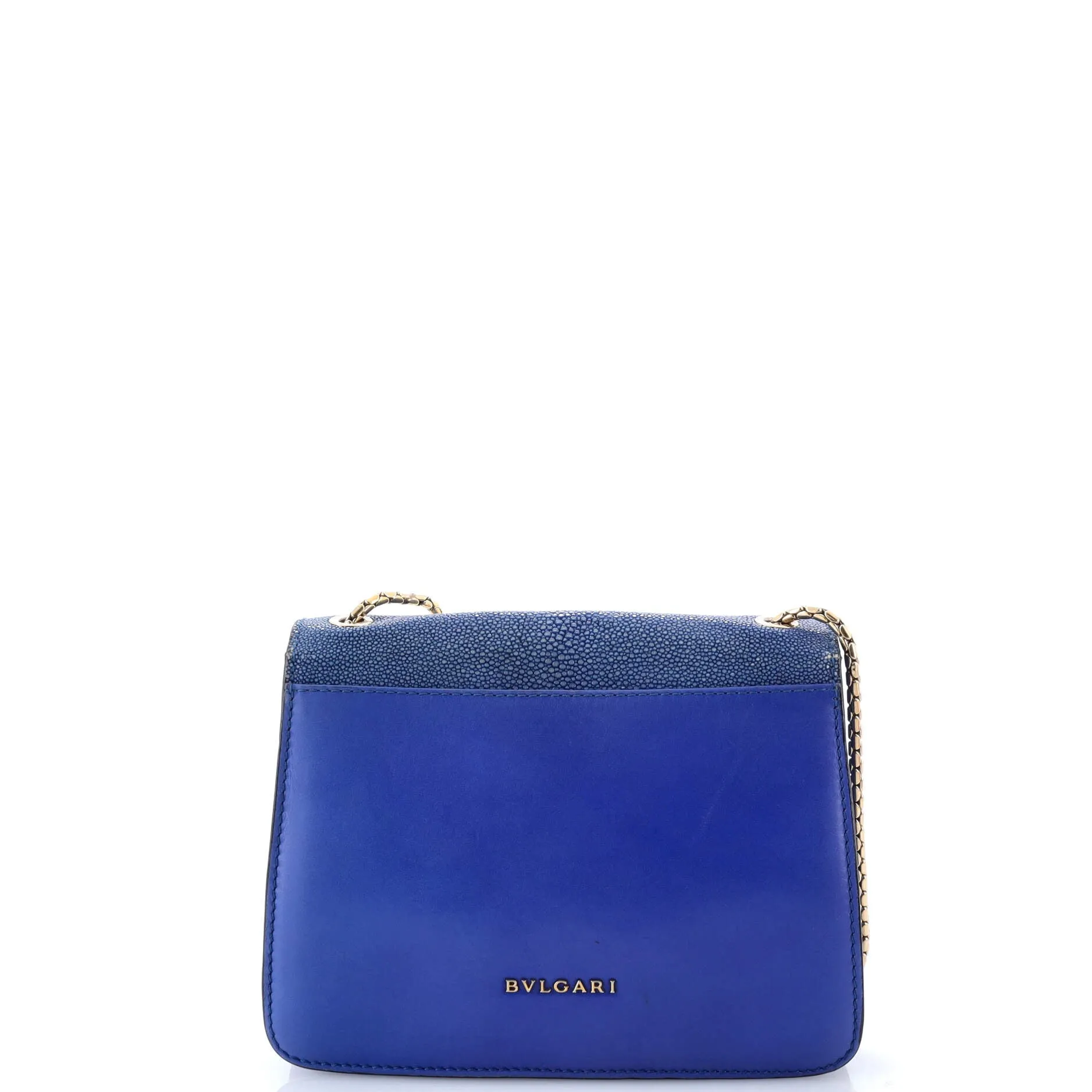 Pre-Loved Bvlgari Serpenti Forever Square Shoulder Bag Leather and Stingray Small sold by Zulily product image thumbnail 3