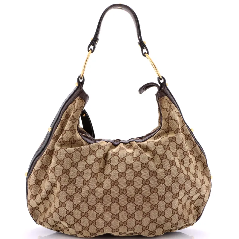 Pre-Loved Gucci Interlocking Hobo GG Canvas Medium sold by Zulily