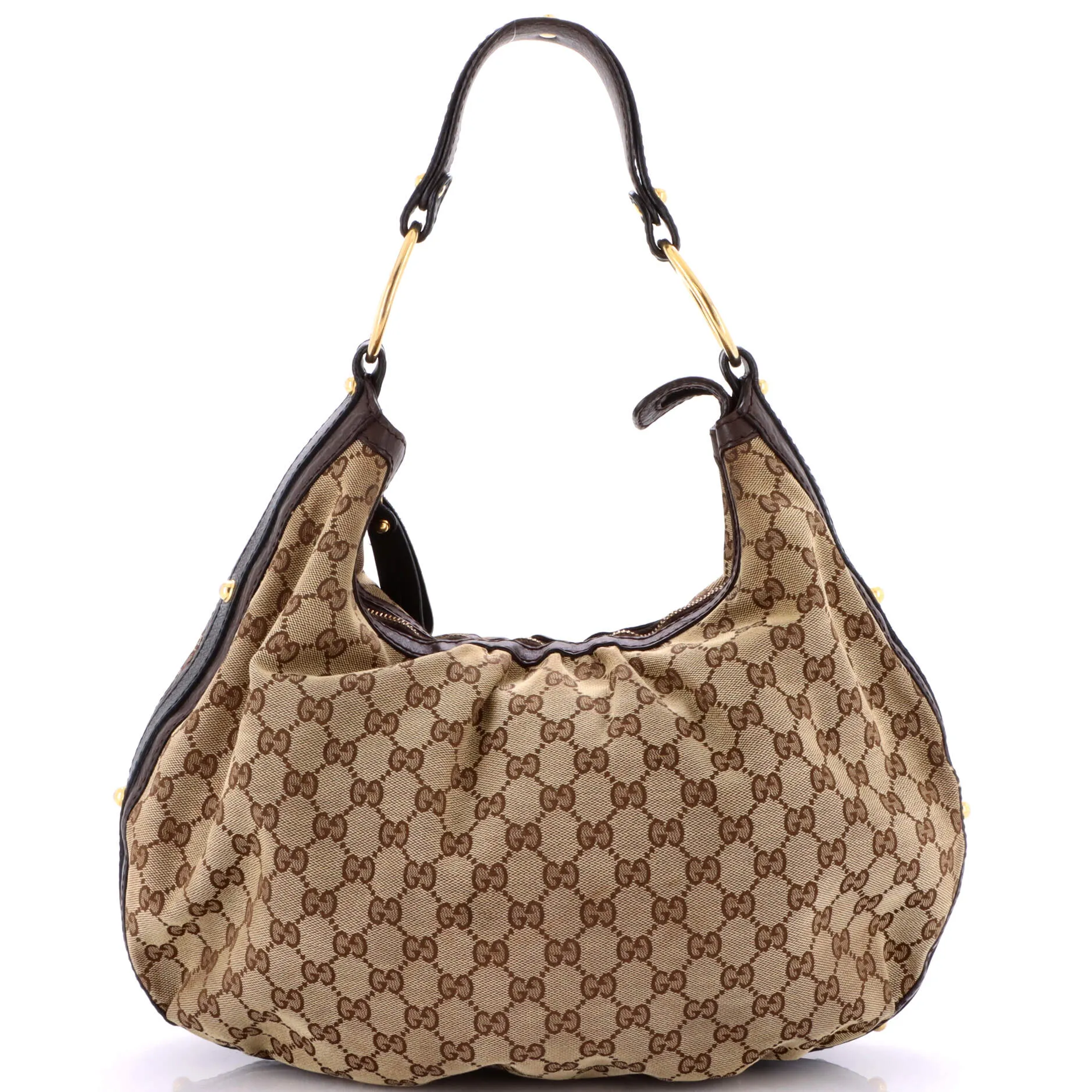Pre-Loved Gucci Interlocking Hobo GG Canvas Medium sold by Zulily