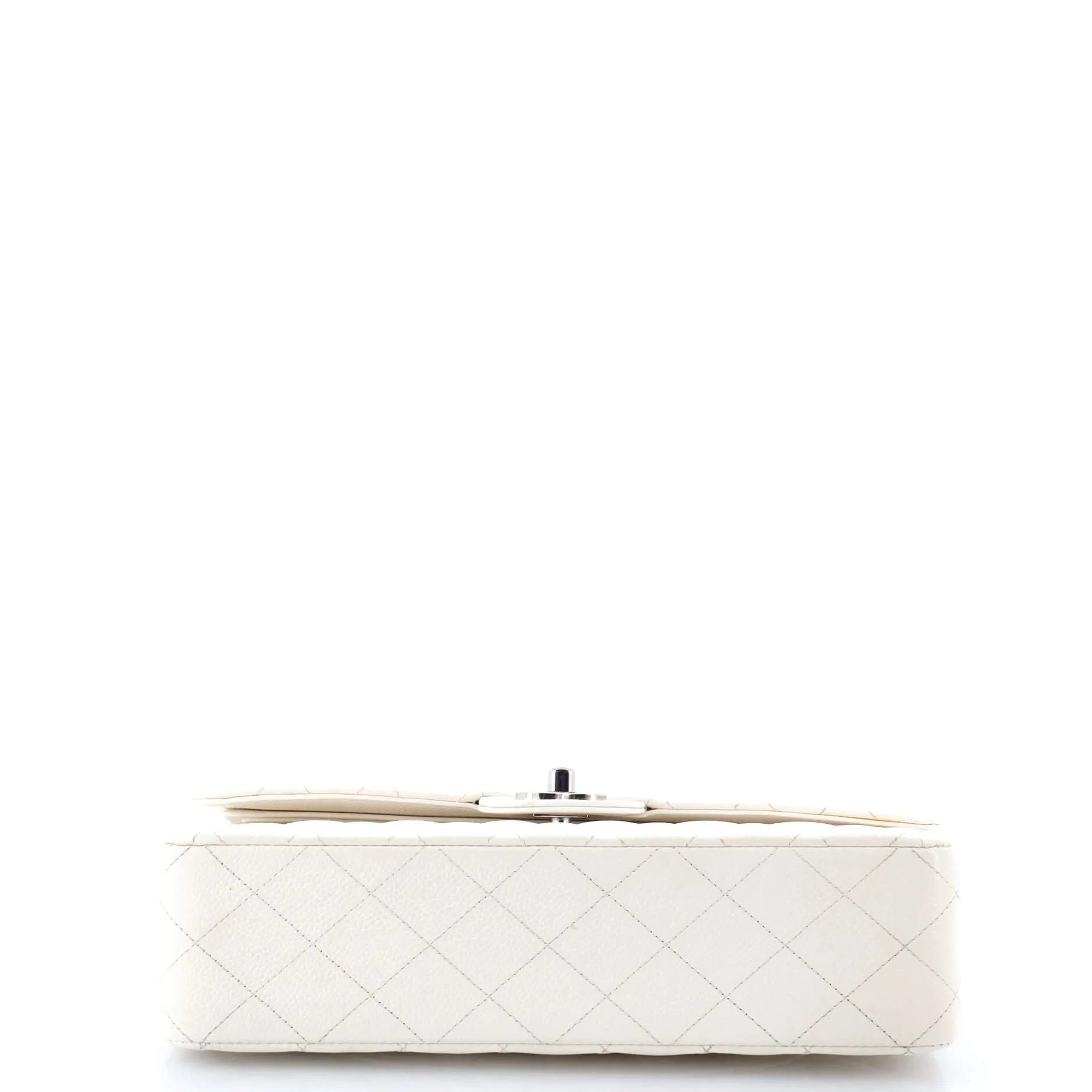 Pre-Loved Chanel Classic Double Flap Bag Quilted Caviar Medium sold by Zulily product image thumbnail 5