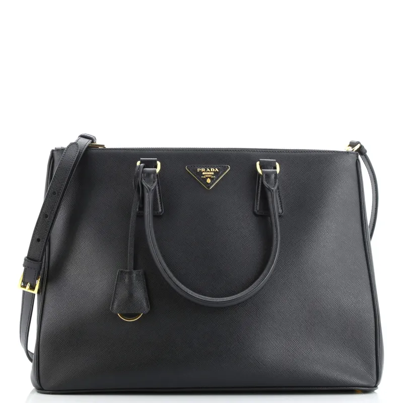 Pre-Loved Prada Galleria Double Zip Tote Saffiano Leather Large sold by Zulily