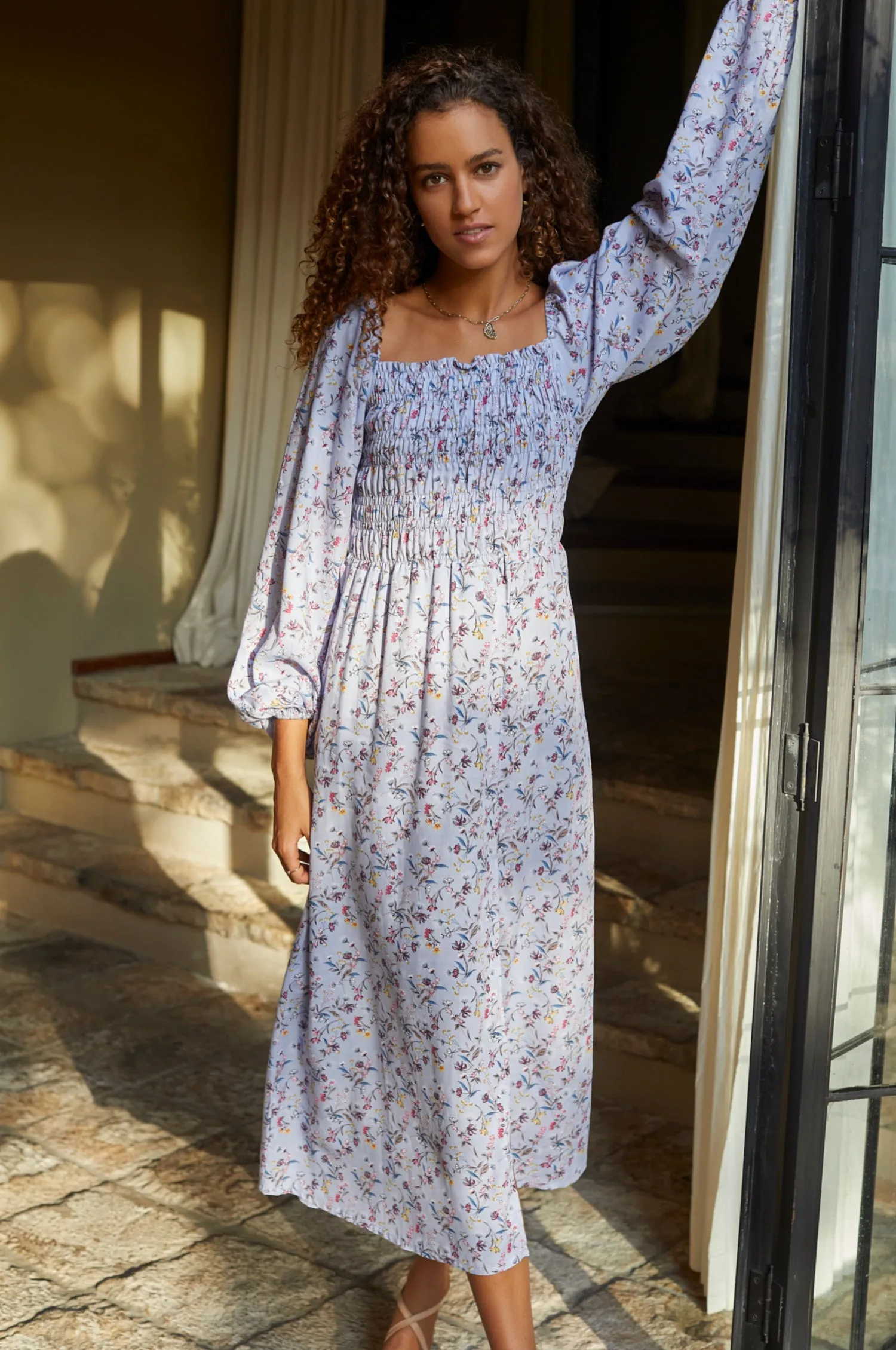 Bali ELF Love Story Smocked Off Shoulder Dress (Sale) sold by Zulily product image thumbnail 4