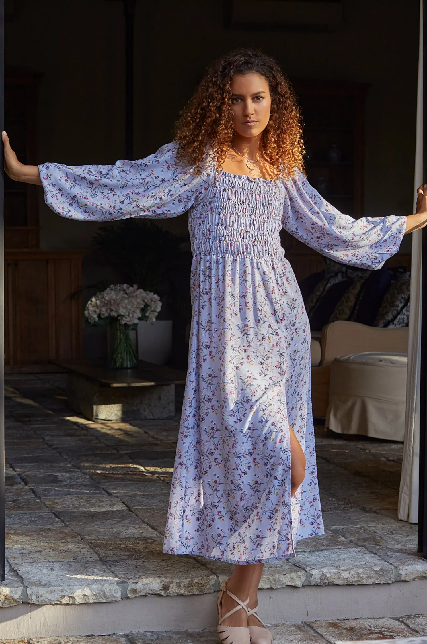 Bali ELF Love Story Smocked Off Shoulder Dress (Sale) sold by Zulily product image thumbnail 5