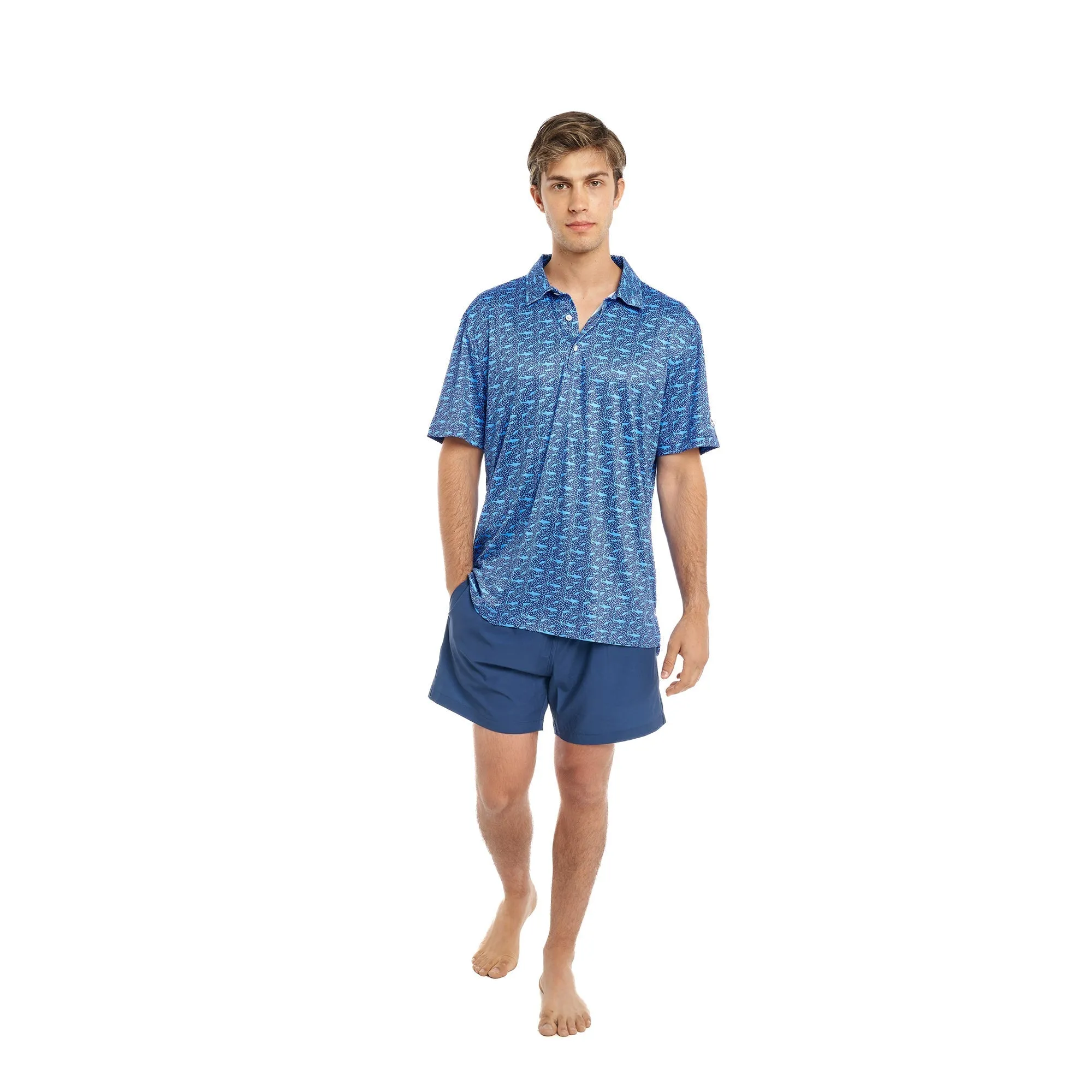 Bermies Sharkies Polo sold by Zulily product image thumbnail 2