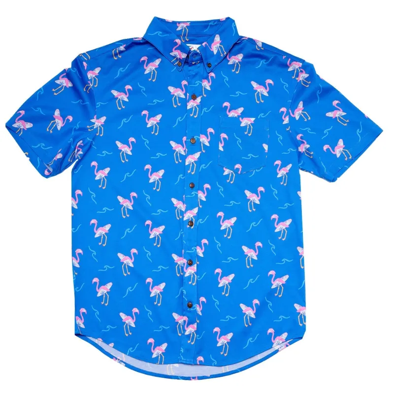 Bermies Miami Beach Button Up sold by Zulily