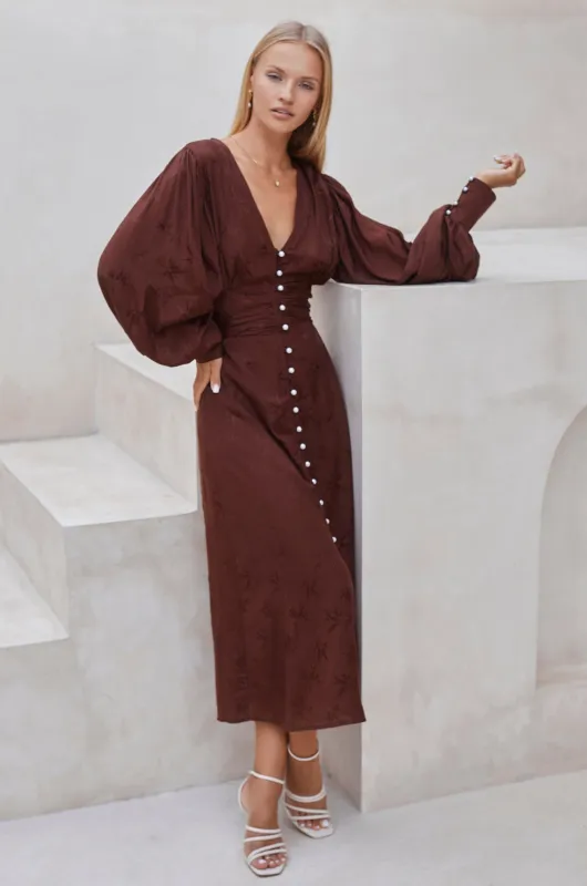 Juliette Pearl Buttons Midi Dress by Bali ELF sold by Zulily