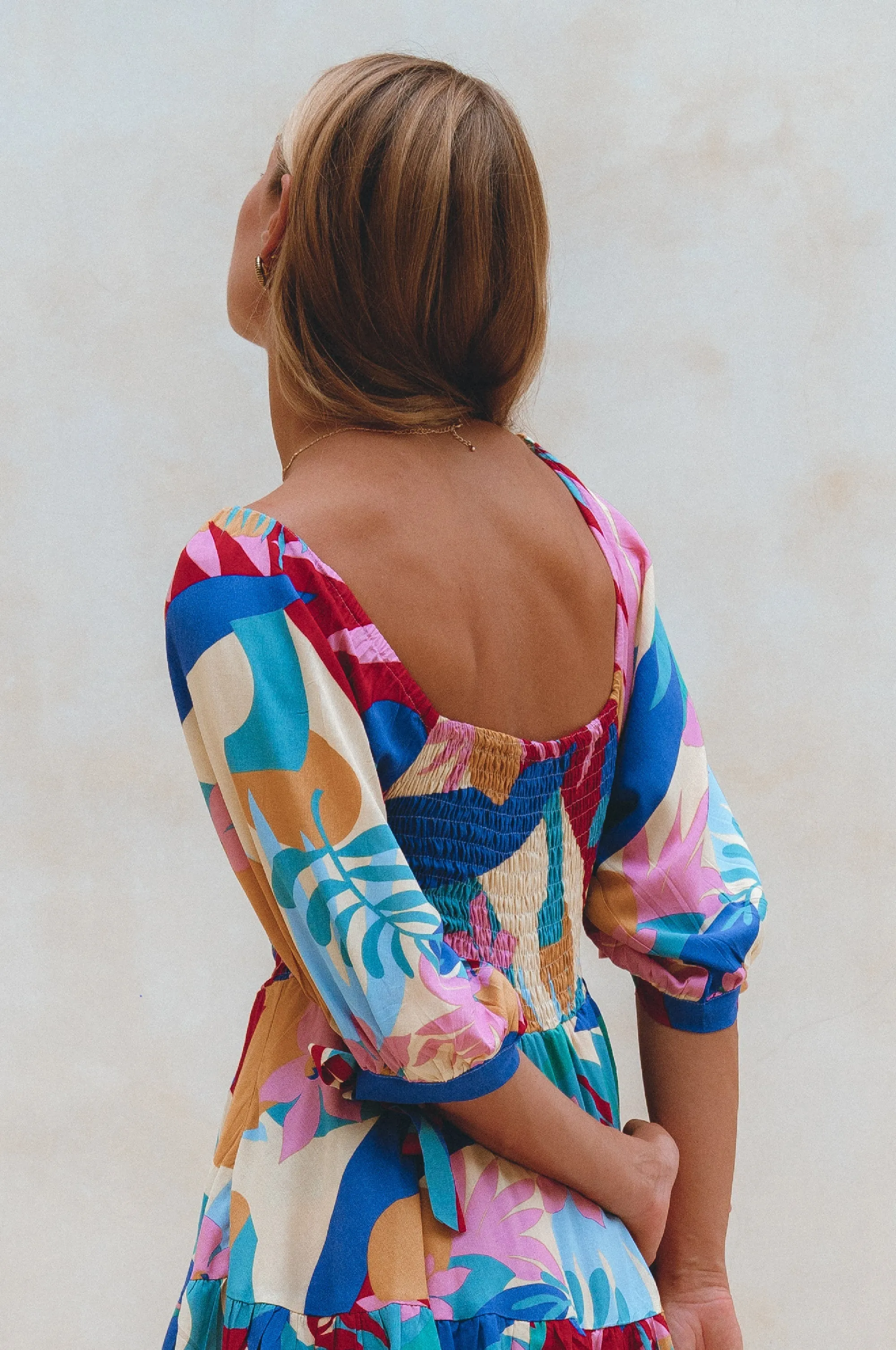Bali ELF Women's Cha-Cha Ruffle Mini Dress sold by Zulily product image thumbnail 5