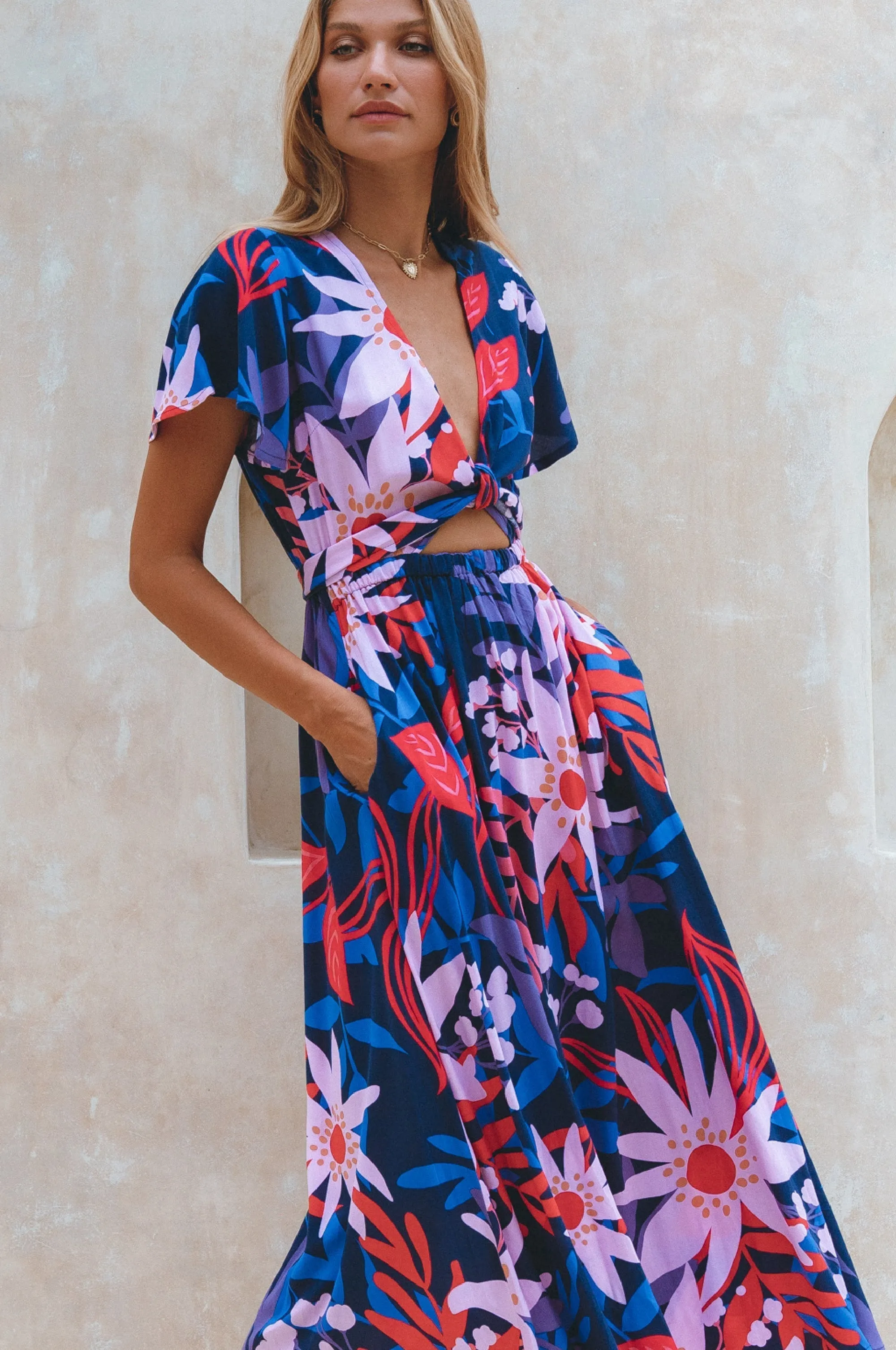 Bali ELF Women's Samara Convertible Midi Dress sold by Zulily product image thumbnail 5