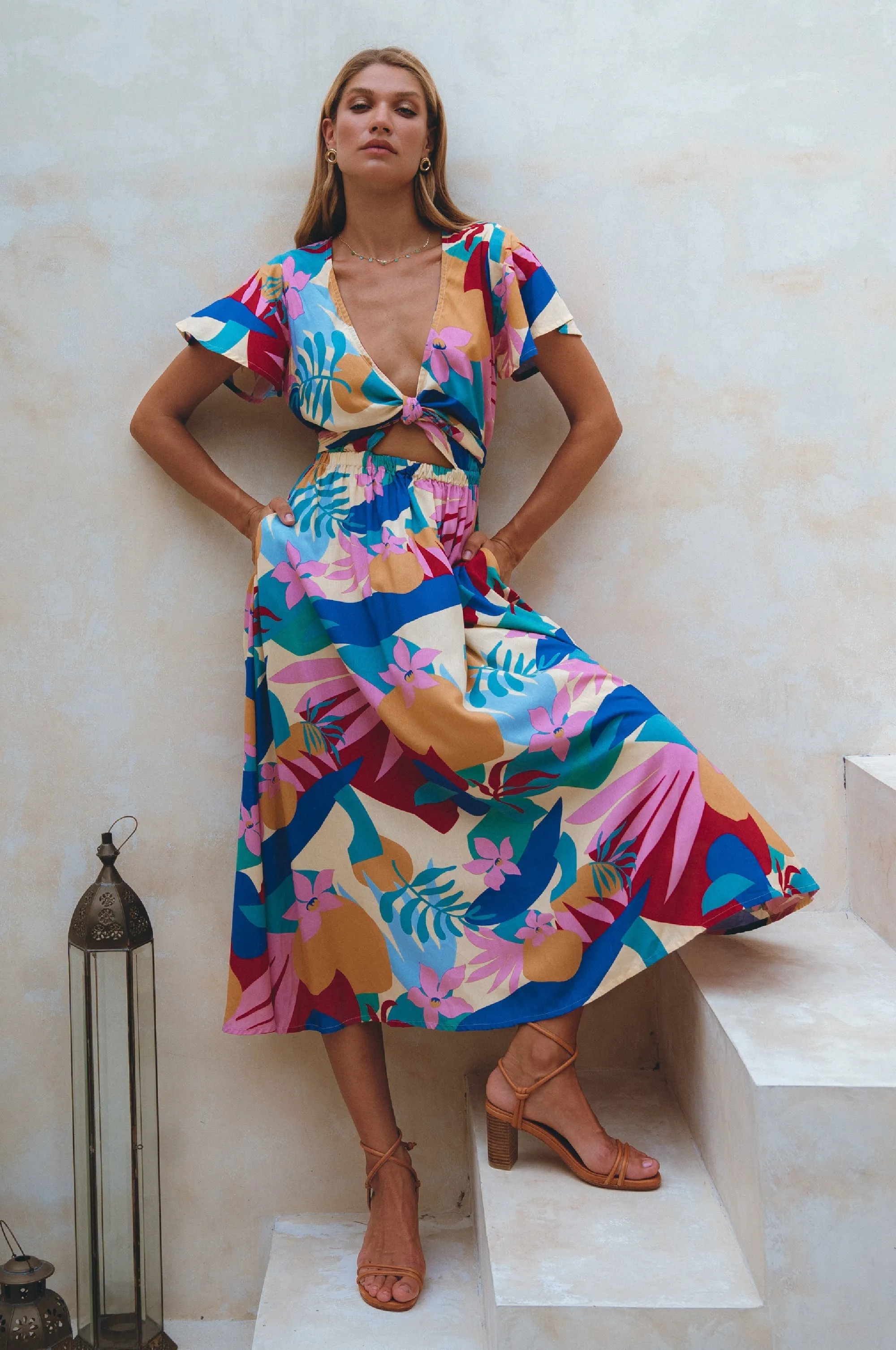 Bali ELF Women's Samara Convertible Midi Dress sold by Zulily