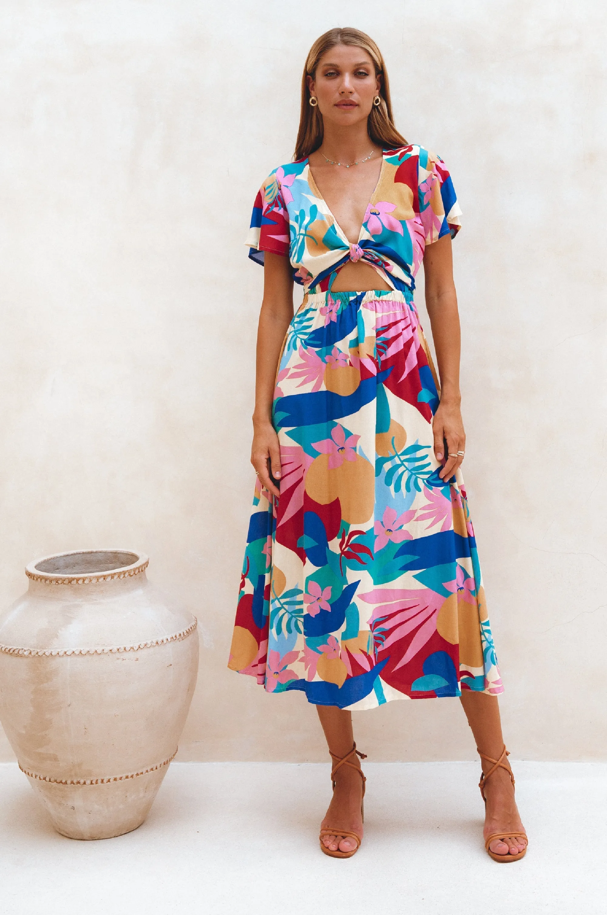 Bali ELF Women's Samara Convertible Midi Dress sold by Zulily product image thumbnail 2