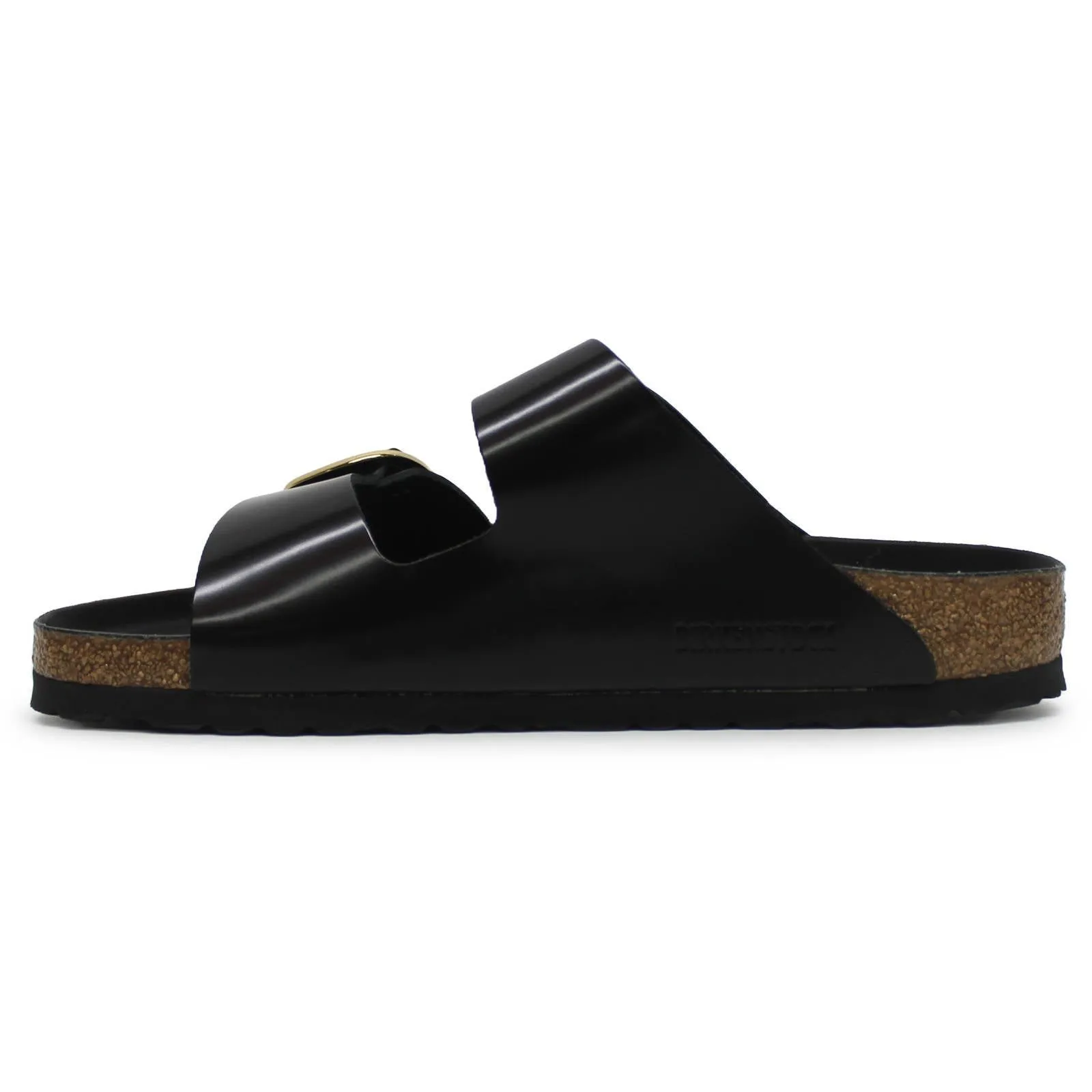 Birkenstock Arizona Big Buckle Natural Leather Patent High Shine Black sold by Zulily product image thumbnail 5