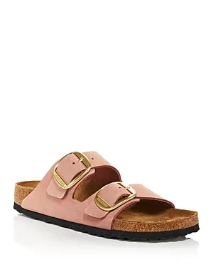 Birkenstock Arizona Big Buckle Nubuck Leather Old Rose sold by Zulily