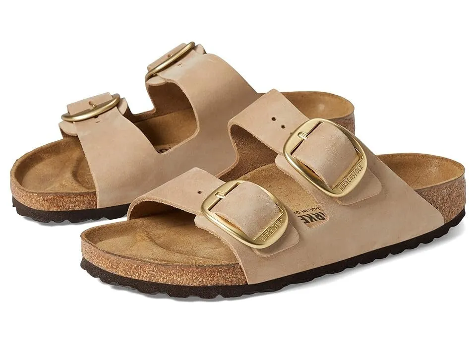 Birkenstock Arizona Big Buckle Nubuck Leather Sandcastle sold by Zulily product image thumbnail 4