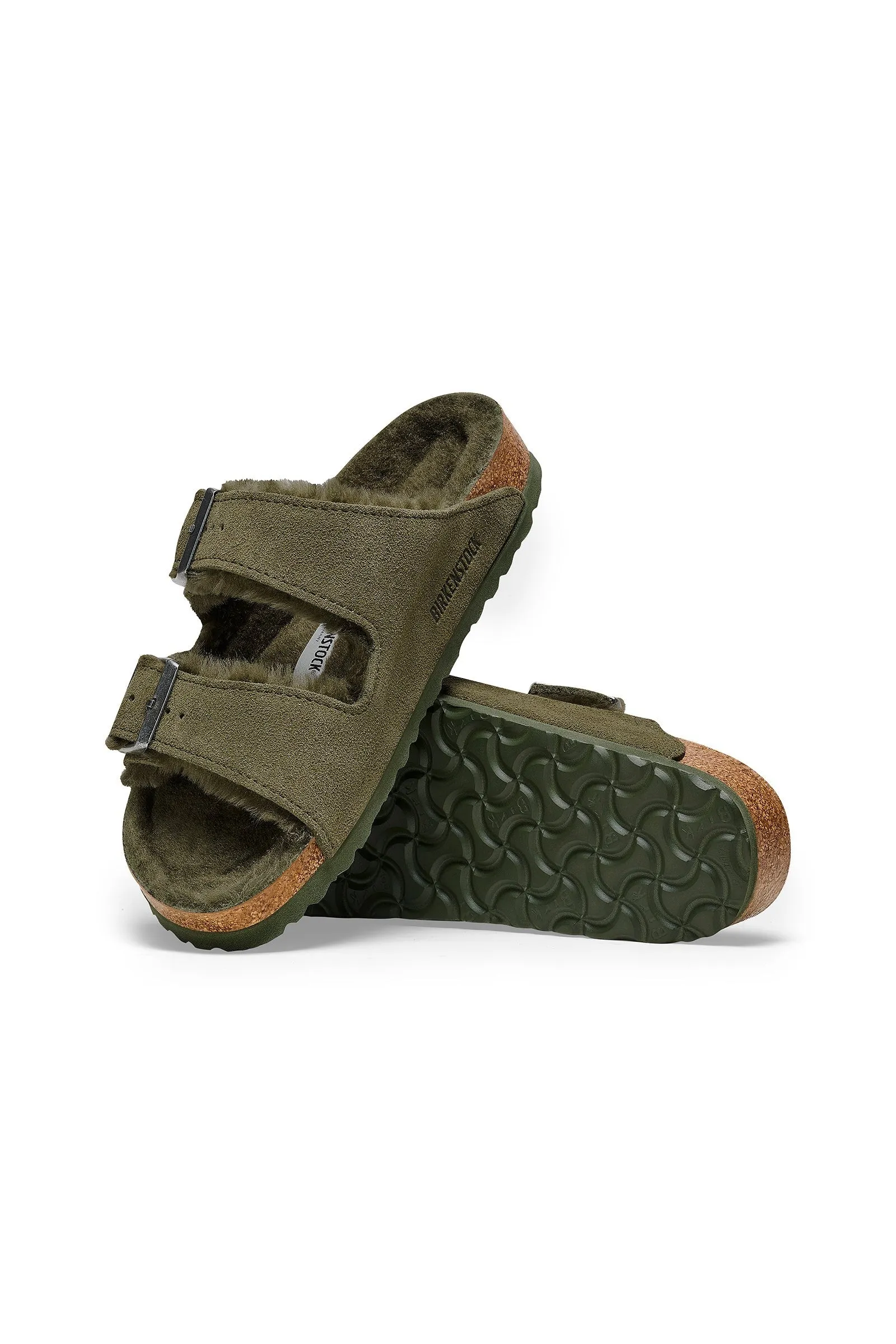 Birkenstock Arizona Shearling Suede Leather Thyme sold by Zulily product image thumbnail 3