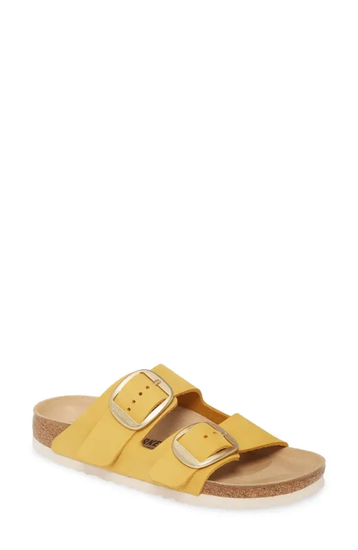 Birkenstock Arizona Big Buckle Nubuck Ochre sold by Zulily