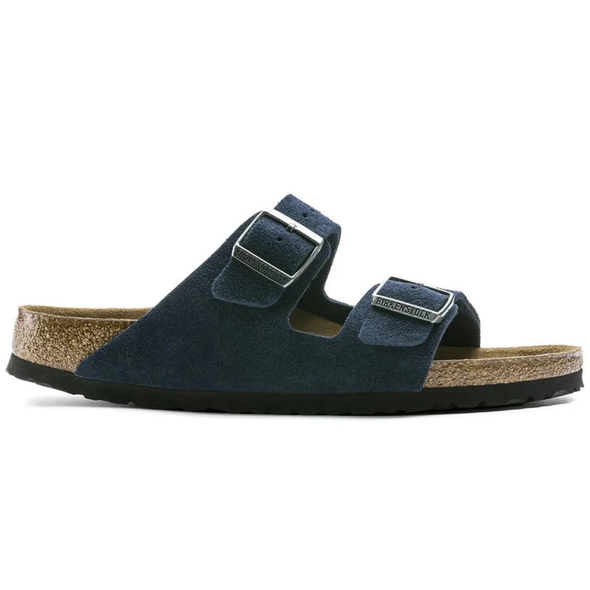 Birkenstock Arizona Soft Footbed Suede Leather Sandals Night/Black 45 Regular/Wide sold by Zulily product image thumbnail 3