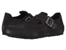 Birkenstock London Suede Leather Gunmetal sold by Zulily