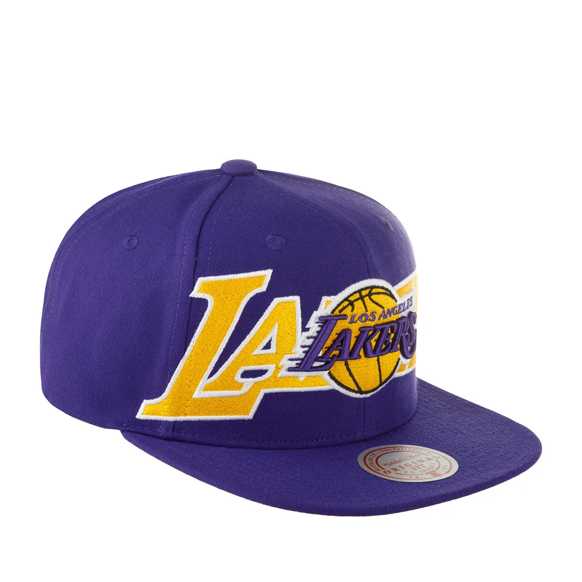 Men's Mitchell & Ness Nba Full Frontal Snapback Lakers - Purple sold by Zulily product image thumbnail 2