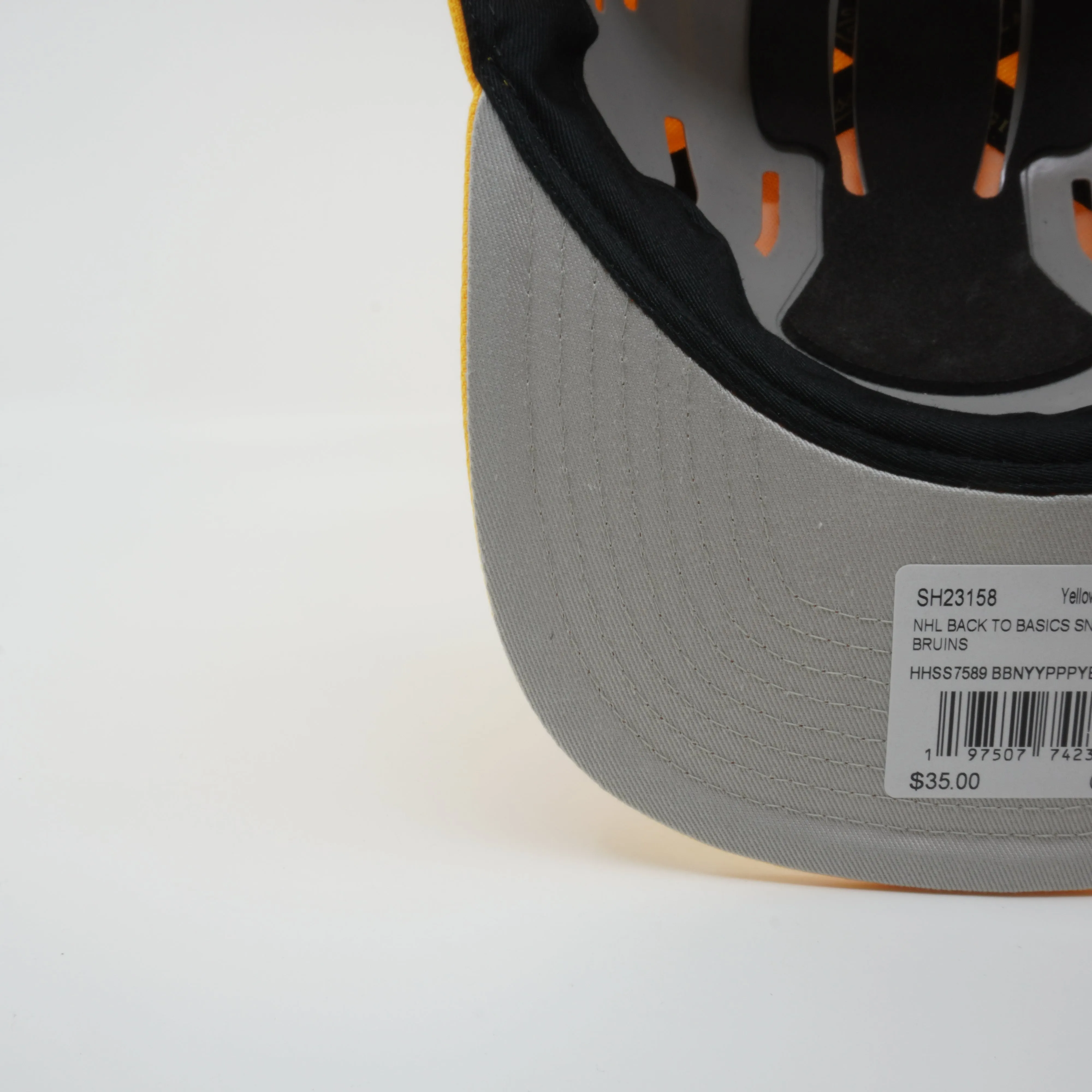 Men's Mitchell & Ness Nhl Back To Basics Snapback Bruins - Yellow sold by Zulily product image thumbnail 5