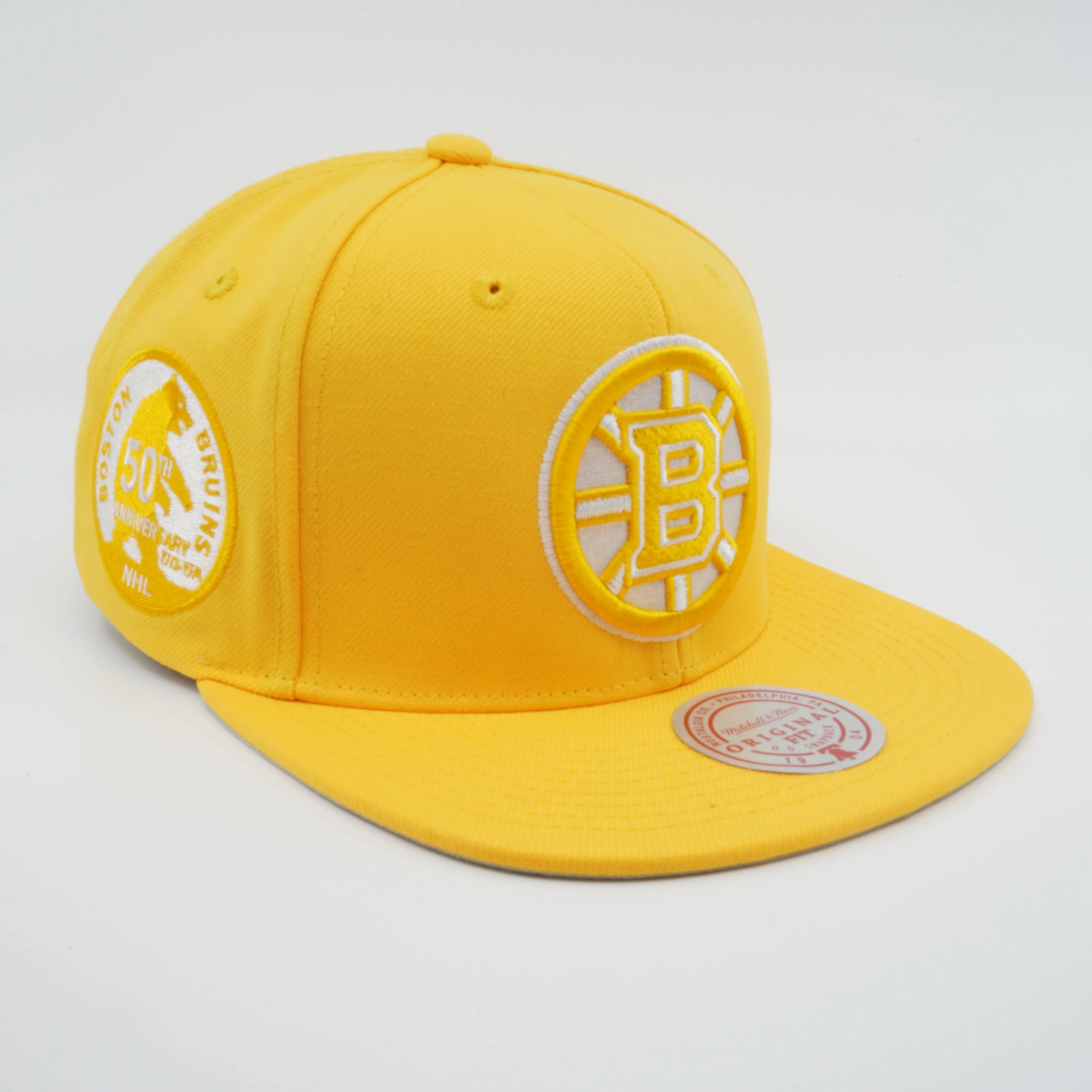 Men's Mitchell & Ness Nhl Back To Basics Snapback Bruins - Yellow sold by Zulily product image thumbnail 3