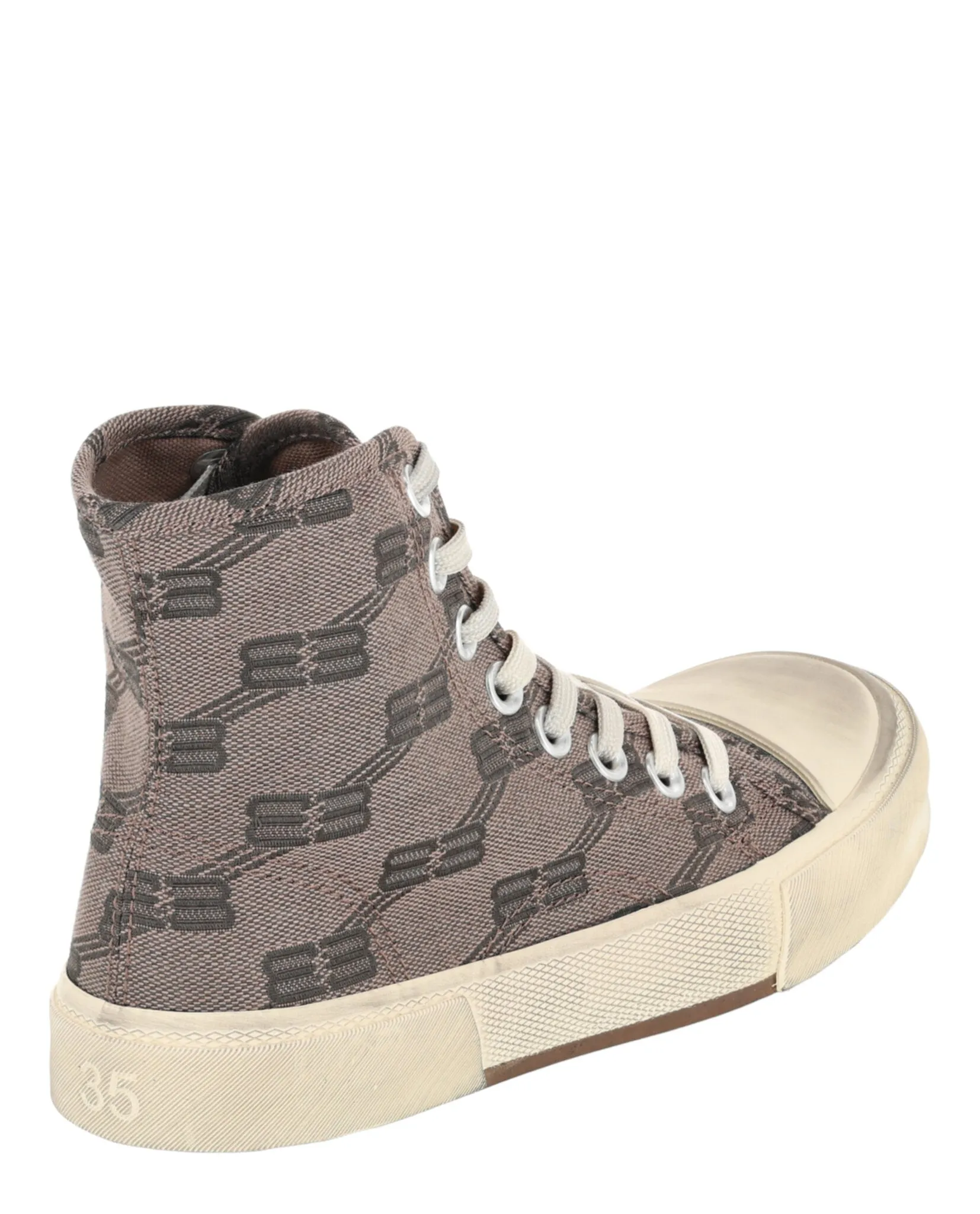 Balenciaga Paris BB Monogram High-Top Sneakers sold by Zulily product image thumbnail 3