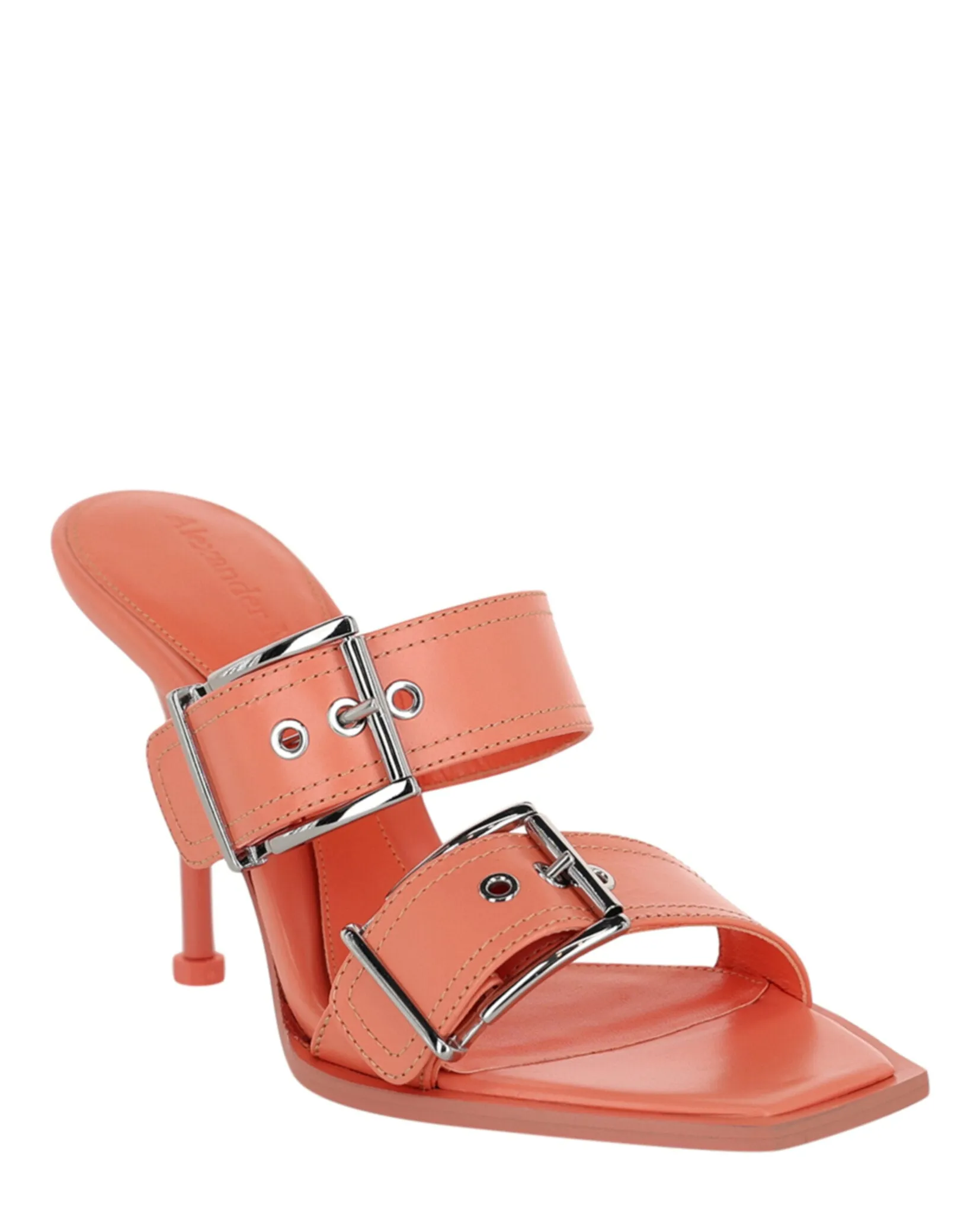 Alexander McQueen Women's Boxcar Leather Heel Sandals sold by Zulily product image thumbnail 2